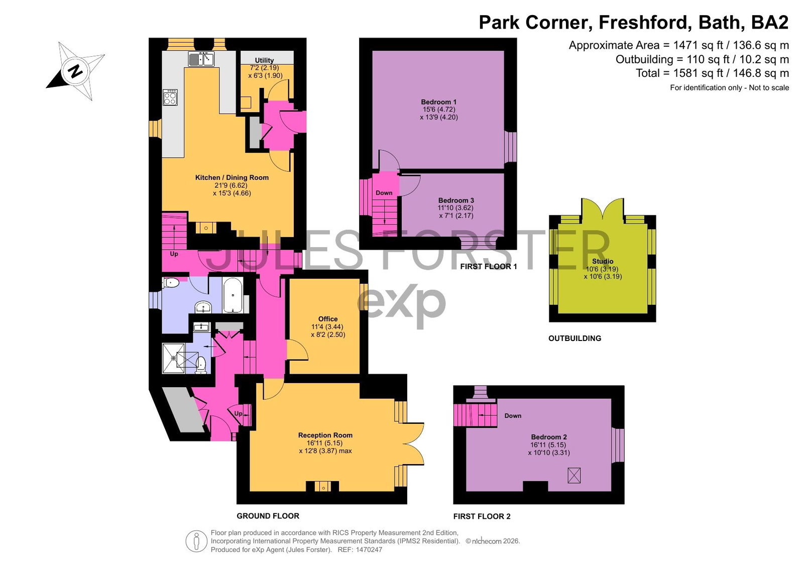 Mundys Cottage, Park Corner, Bath floorplan
