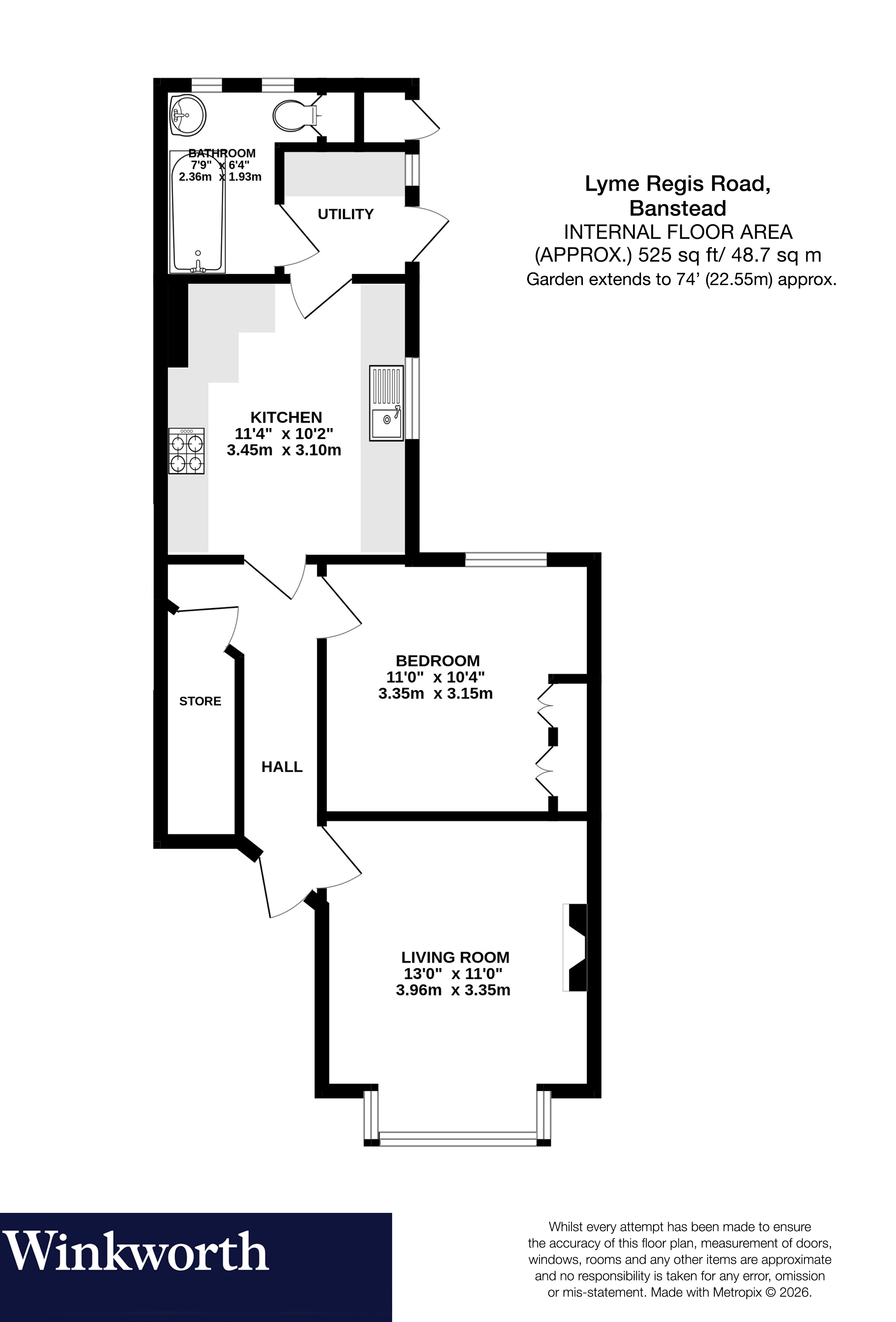 15, Lyme Regis Road, Surrey floorplan
