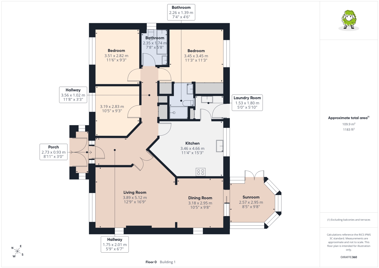 4, Larks Meadow, Sturminster Newton floorplan