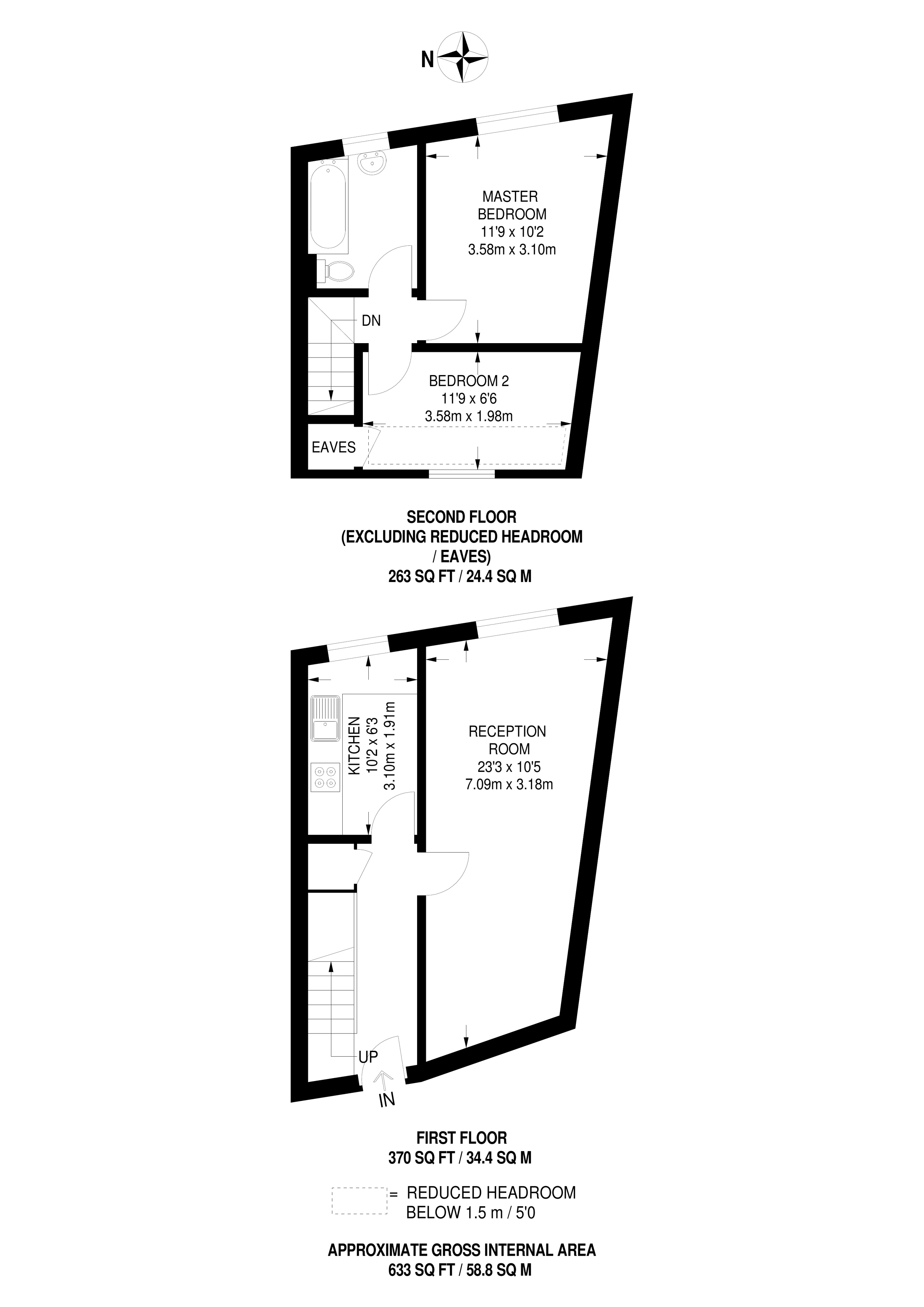 2 Bedrooms Flat to rent in High Road, Harrow HA3