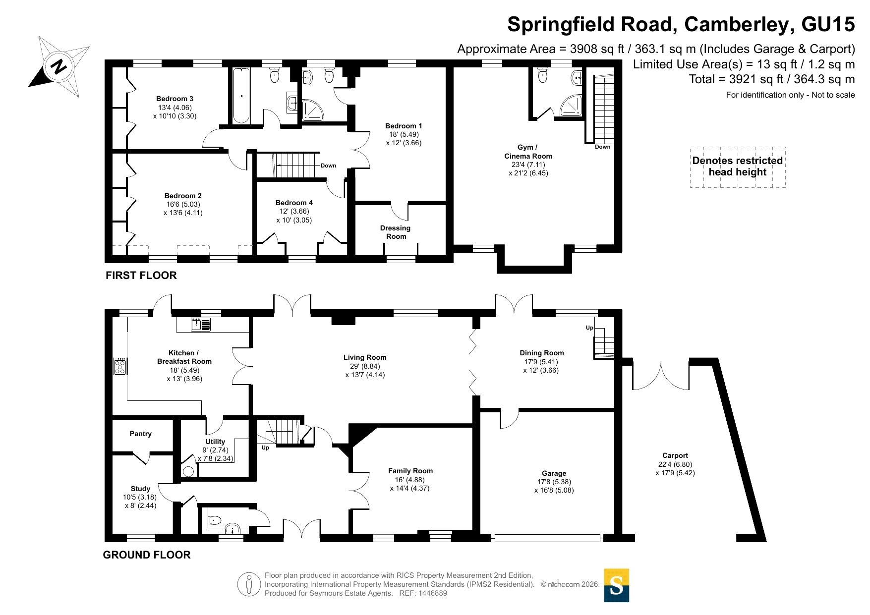 Lime Tree Cottage,, Springfield Road, Surrey floorplan