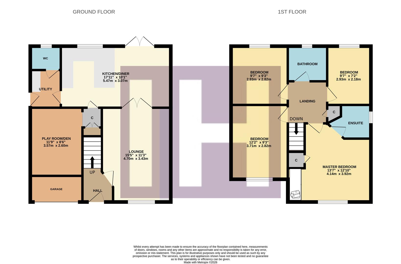 16, Glevum Avenue, Stockton-On-Tees floorplan