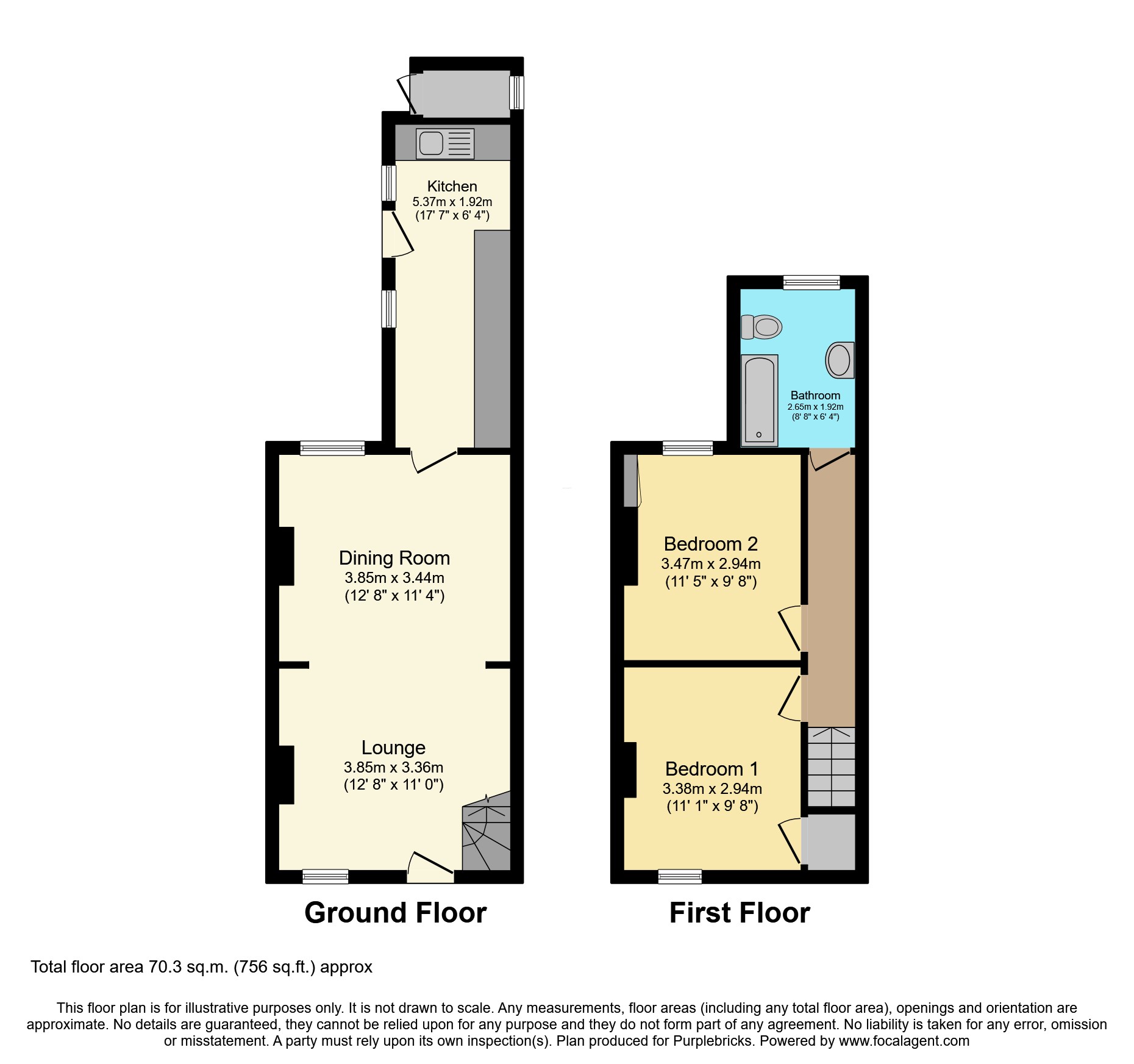 195, Portland Street, Mansfield floorplan
