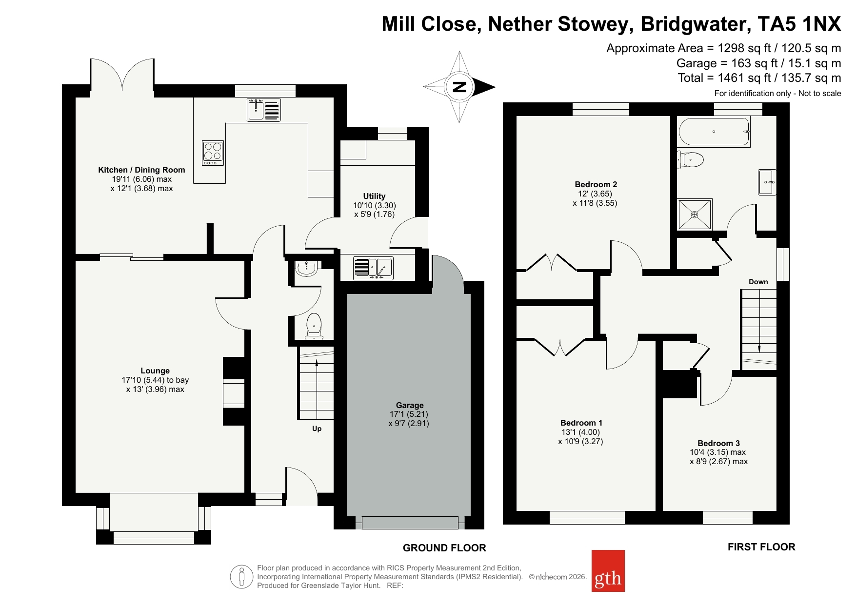 4, Mill Close, Bridgwater floorplan