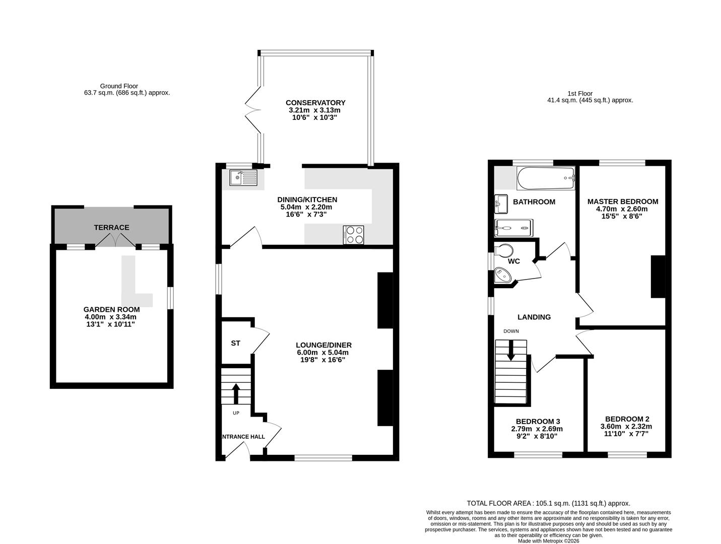 1, Leigh Avenue, Knutsford floorplan