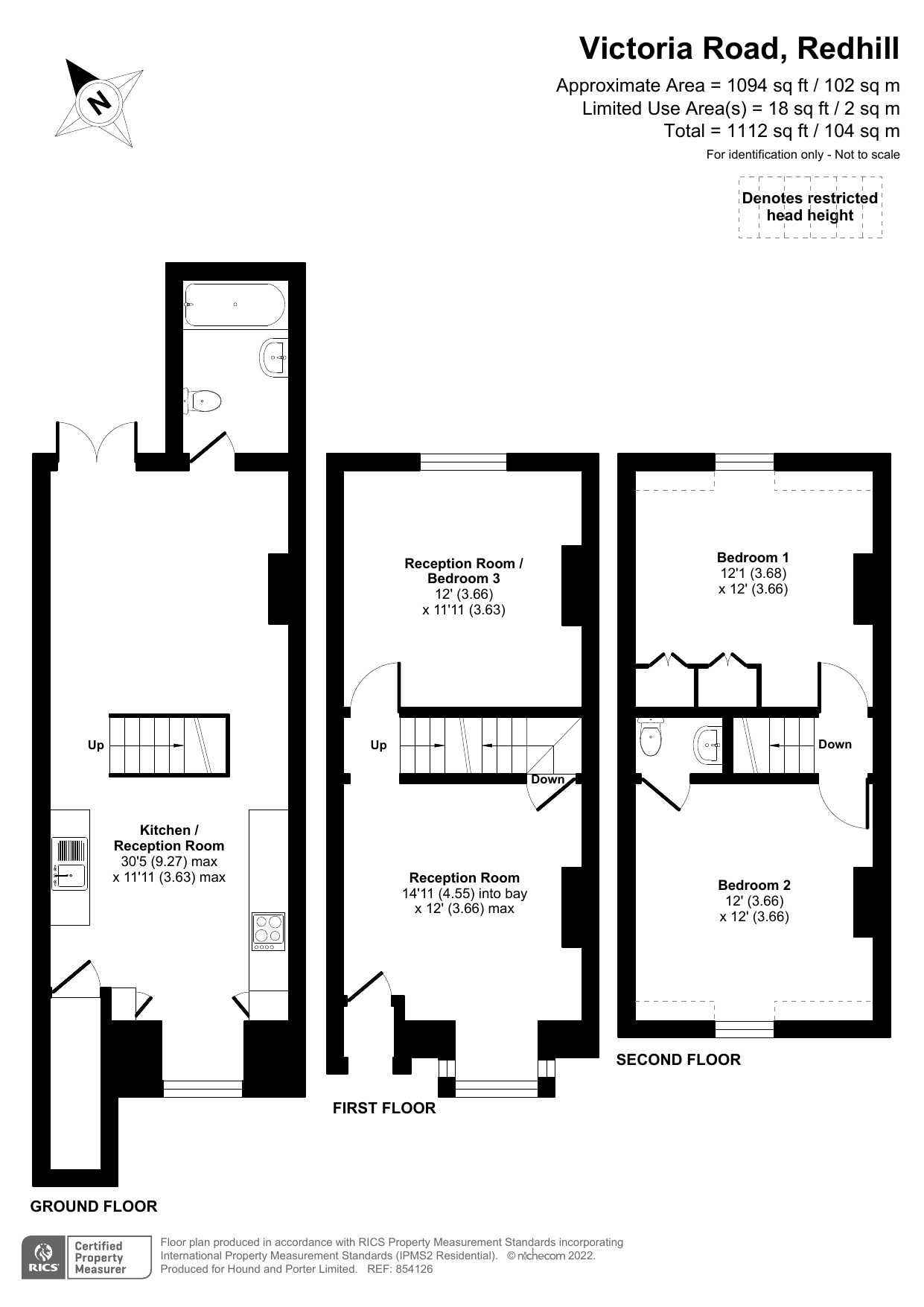 Victoria Road, Redhill RH1, 3 bedroom end terrace house for sale