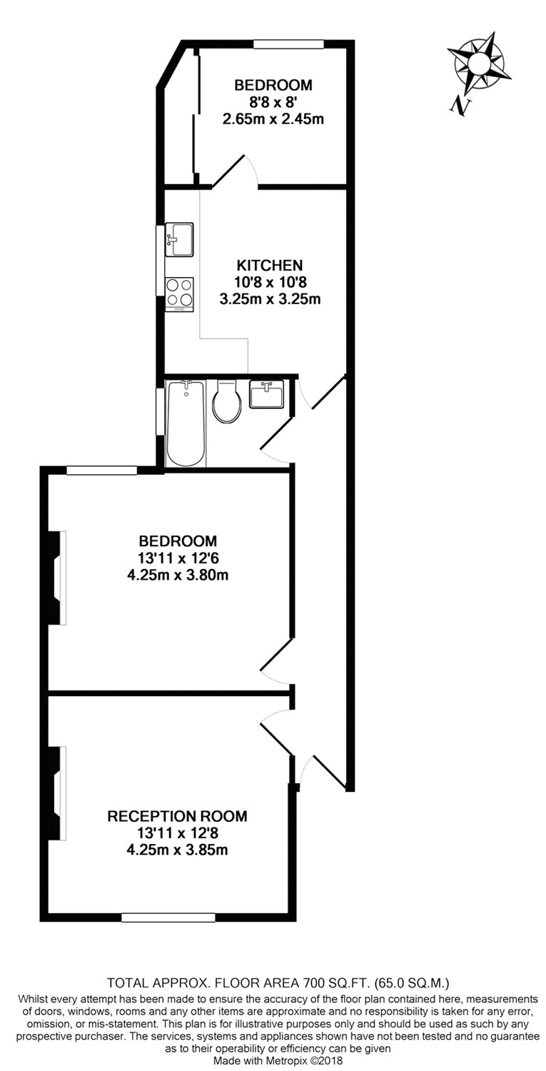 2 Bedrooms Flat to rent in Mill Lane, West Hampstead NW6