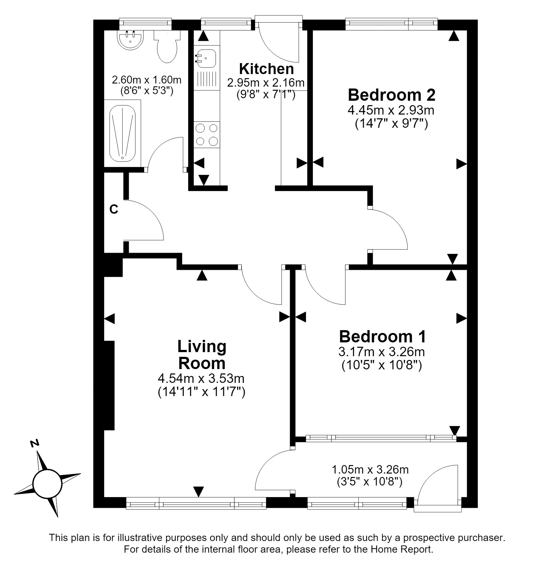 4, Tweed Green, Peebles floorplan