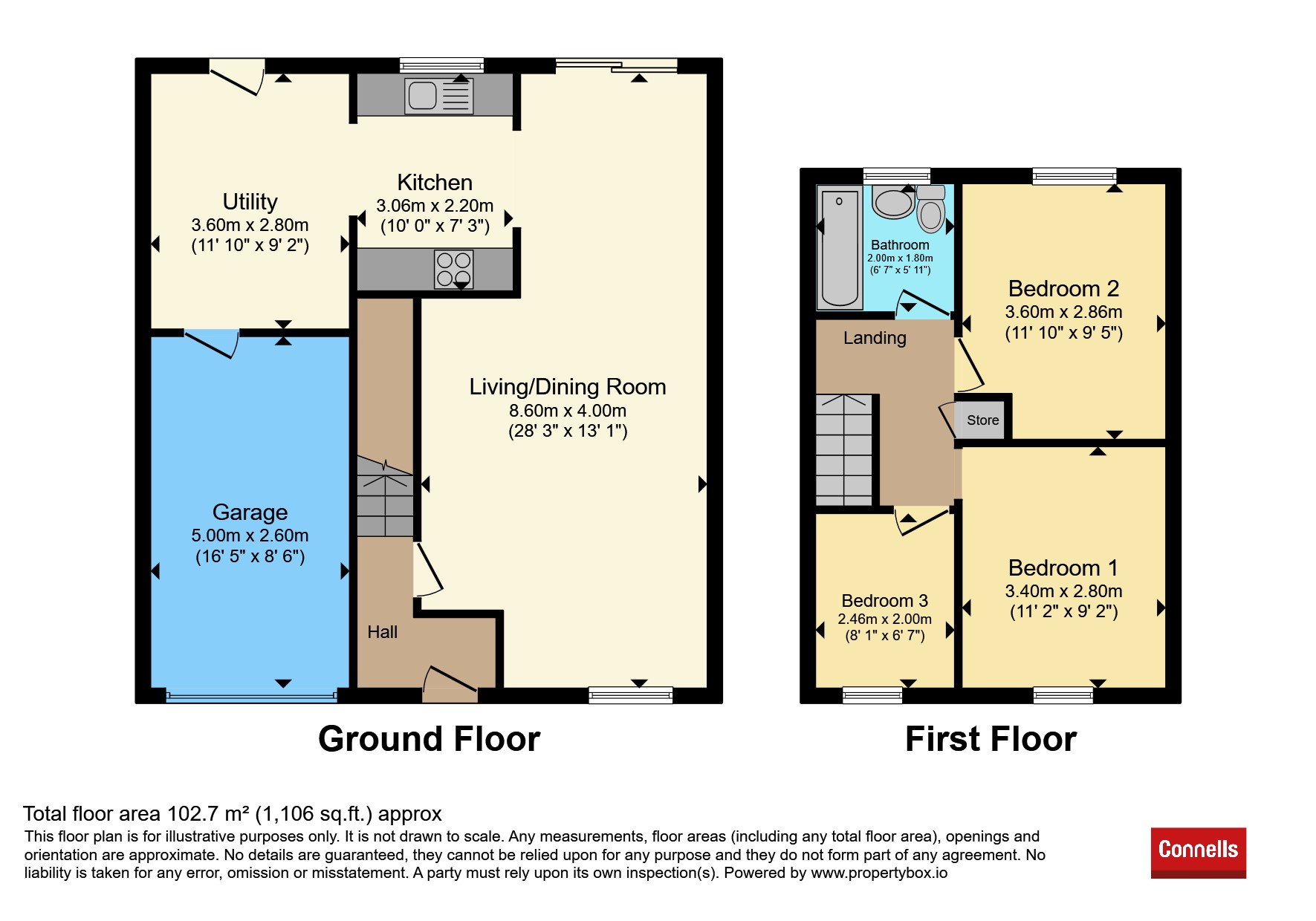 150, Glebe Road, Milton Keynes floorplan