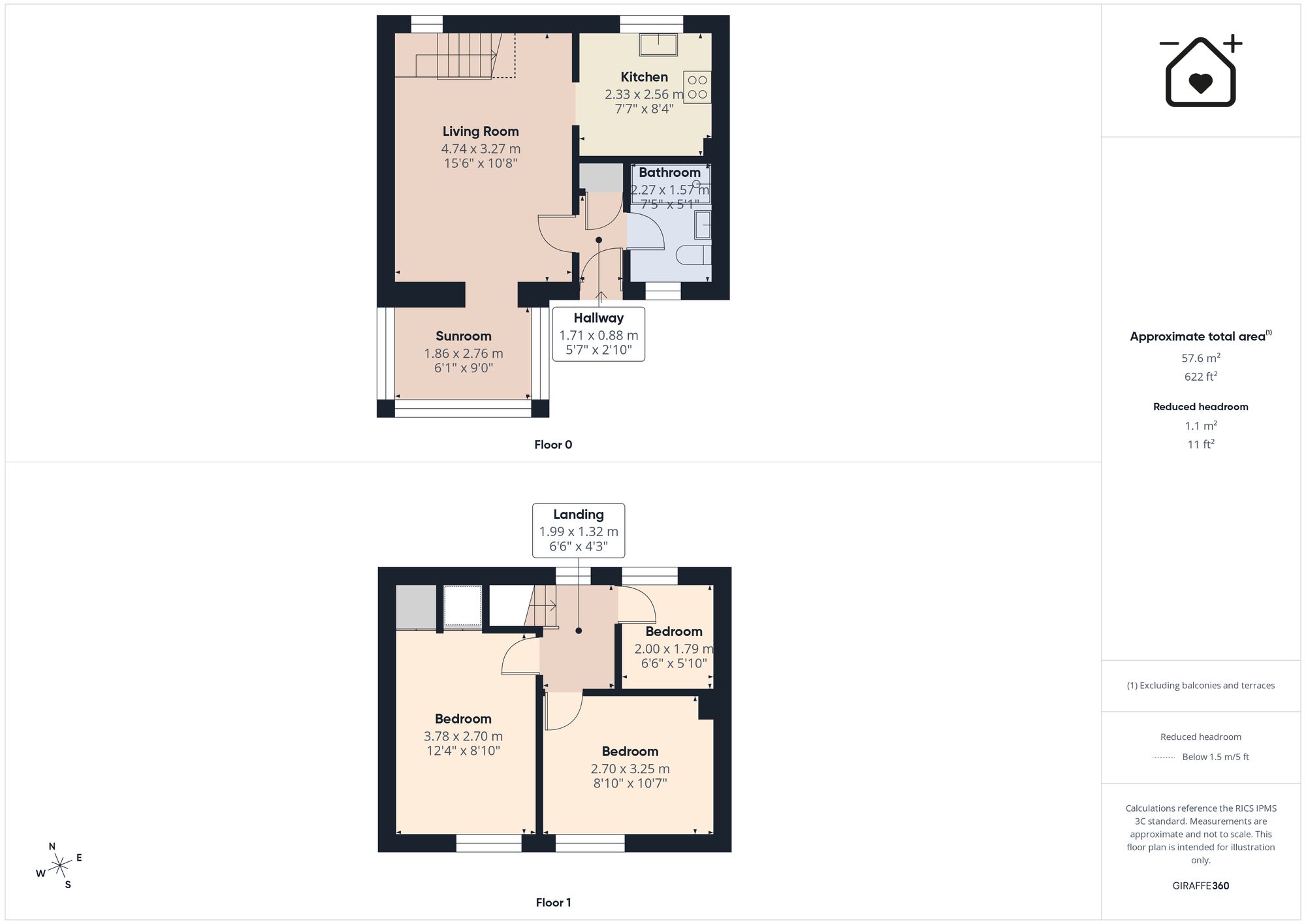 8 St Florence Cottages, St Florence floorplan