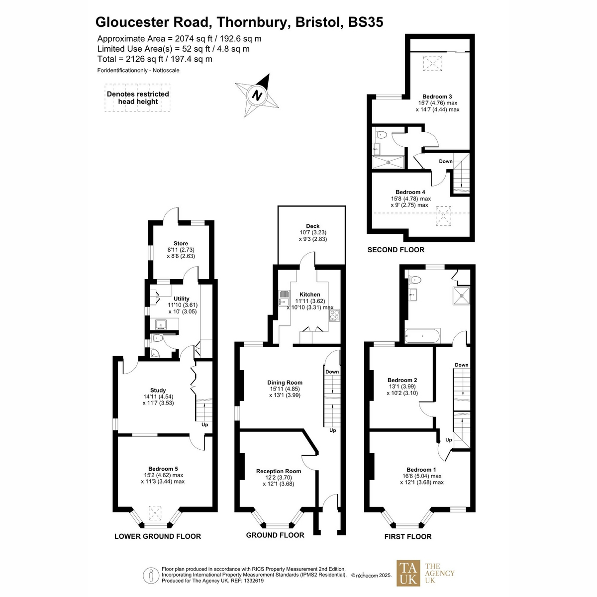 21, Gloucester Road, Bristol floorplan