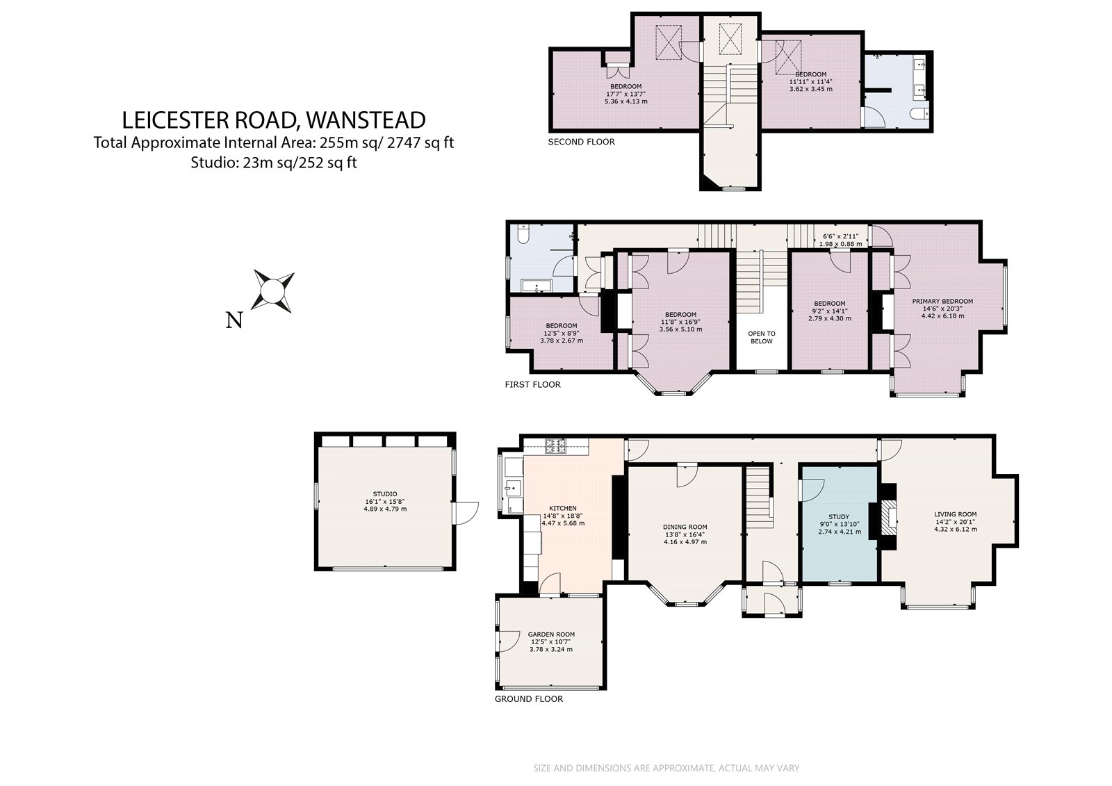 19, Leicester Road, London floorplan
