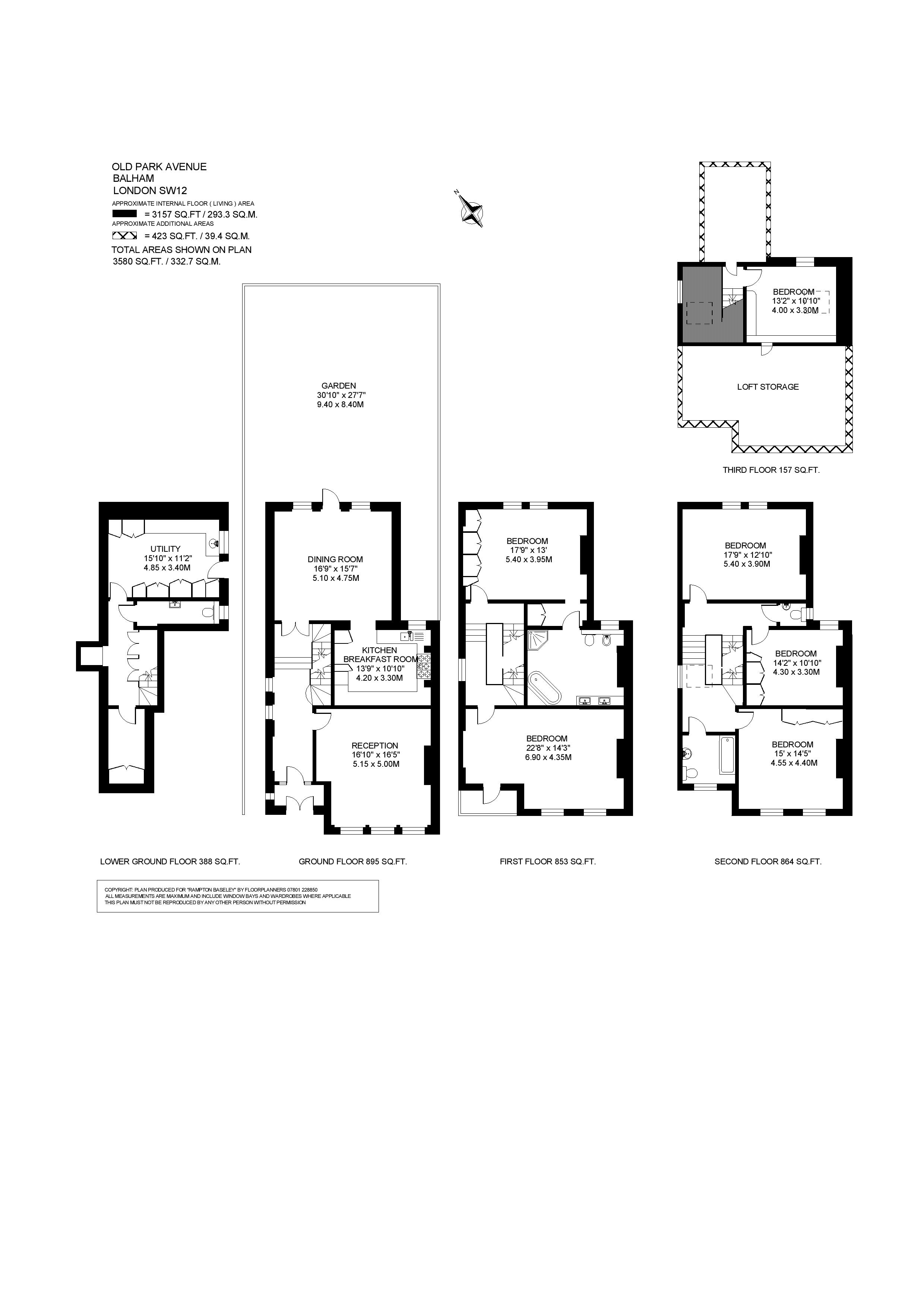 8, Old Park Avenue, London floorplan
