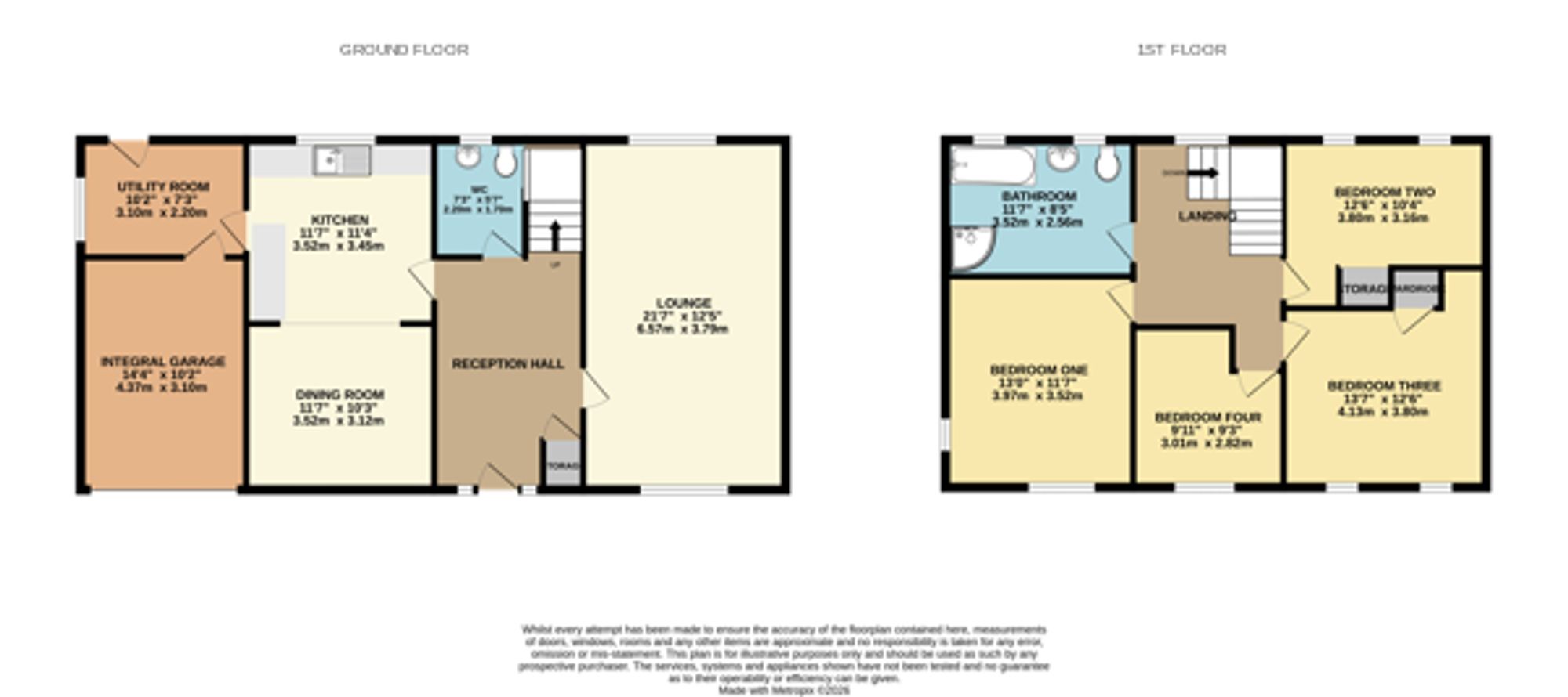 21 York Avenue, Warrington floorplan
