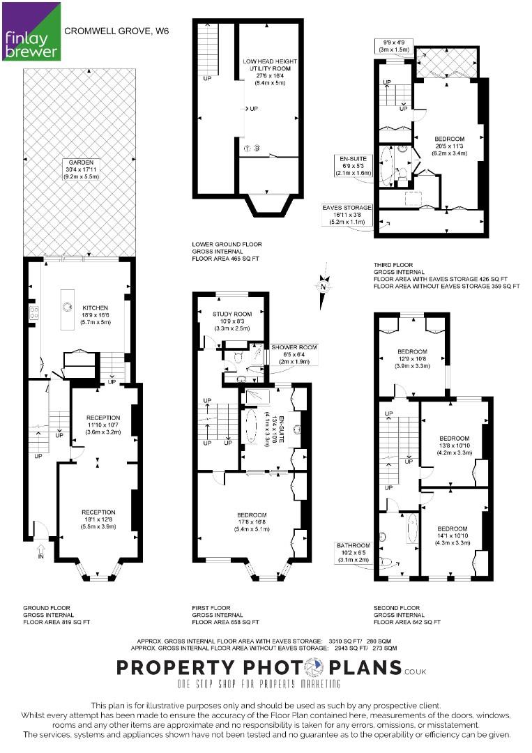 33, Cromwell Grove, London floorplan