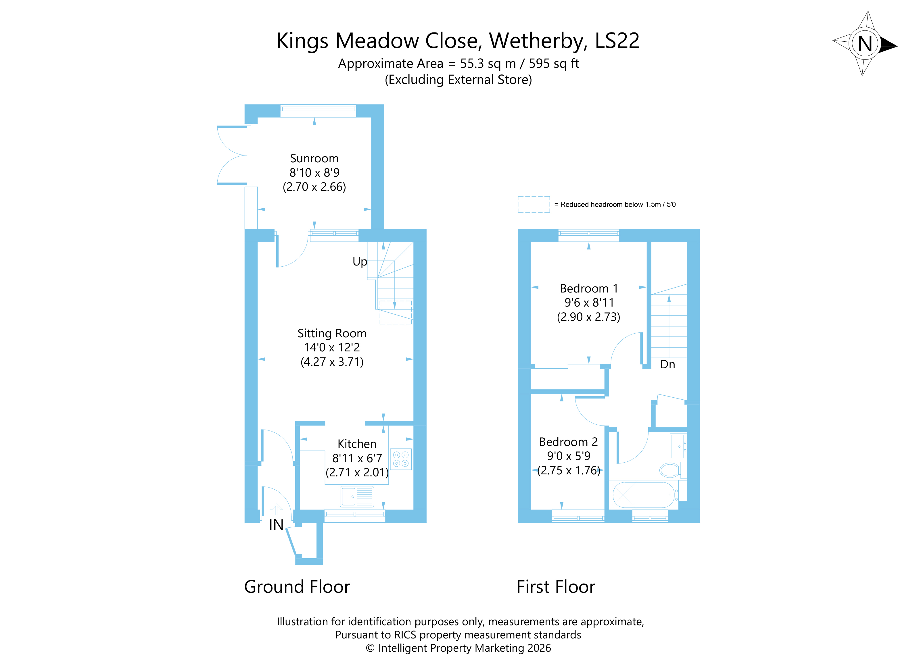 34, Kings Meadow Close, West Yorkshire floorplan