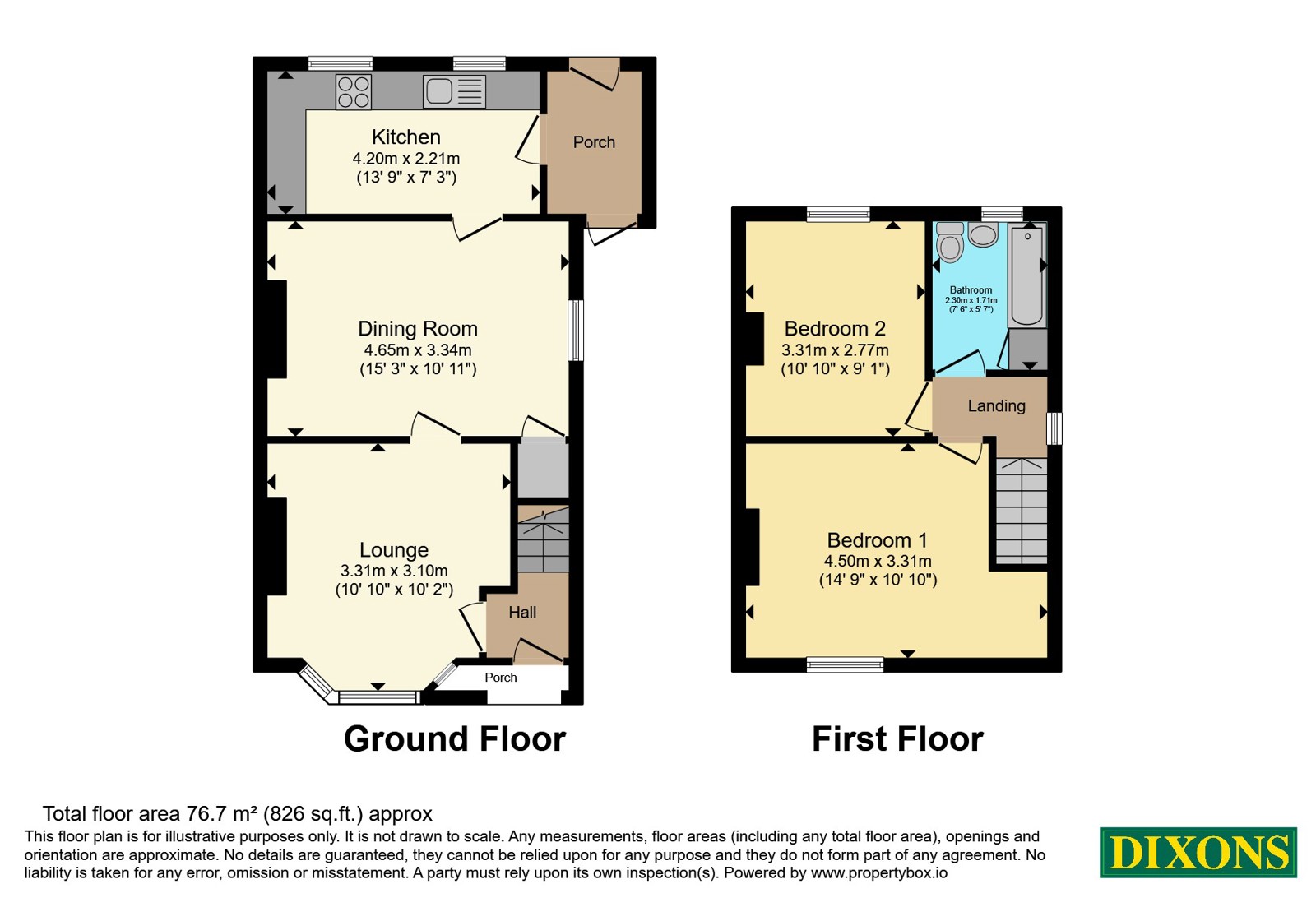 69, Old Oscott Lane, West Midlands floorplan