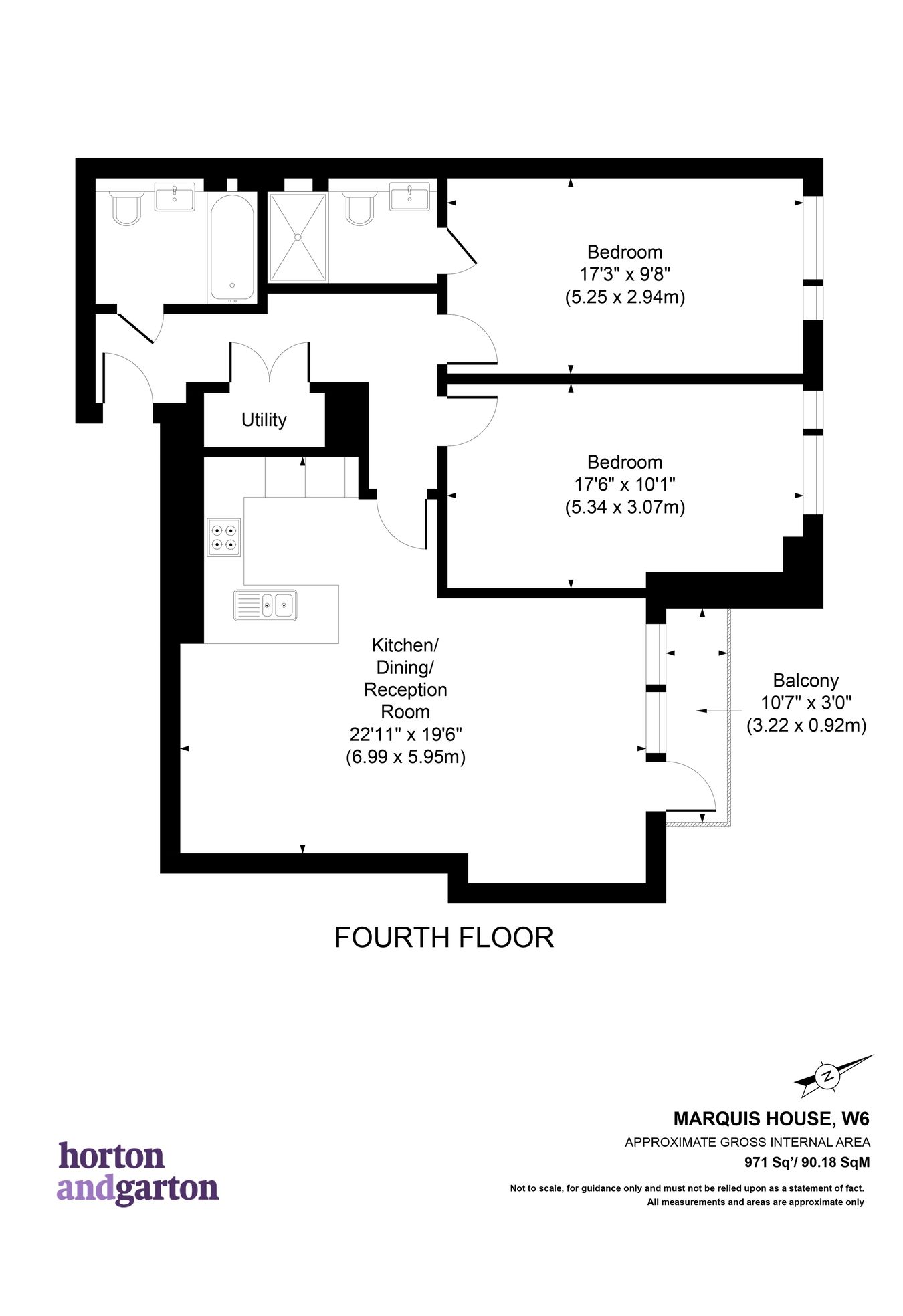 Marquis House, Beadon Road, London floorplan