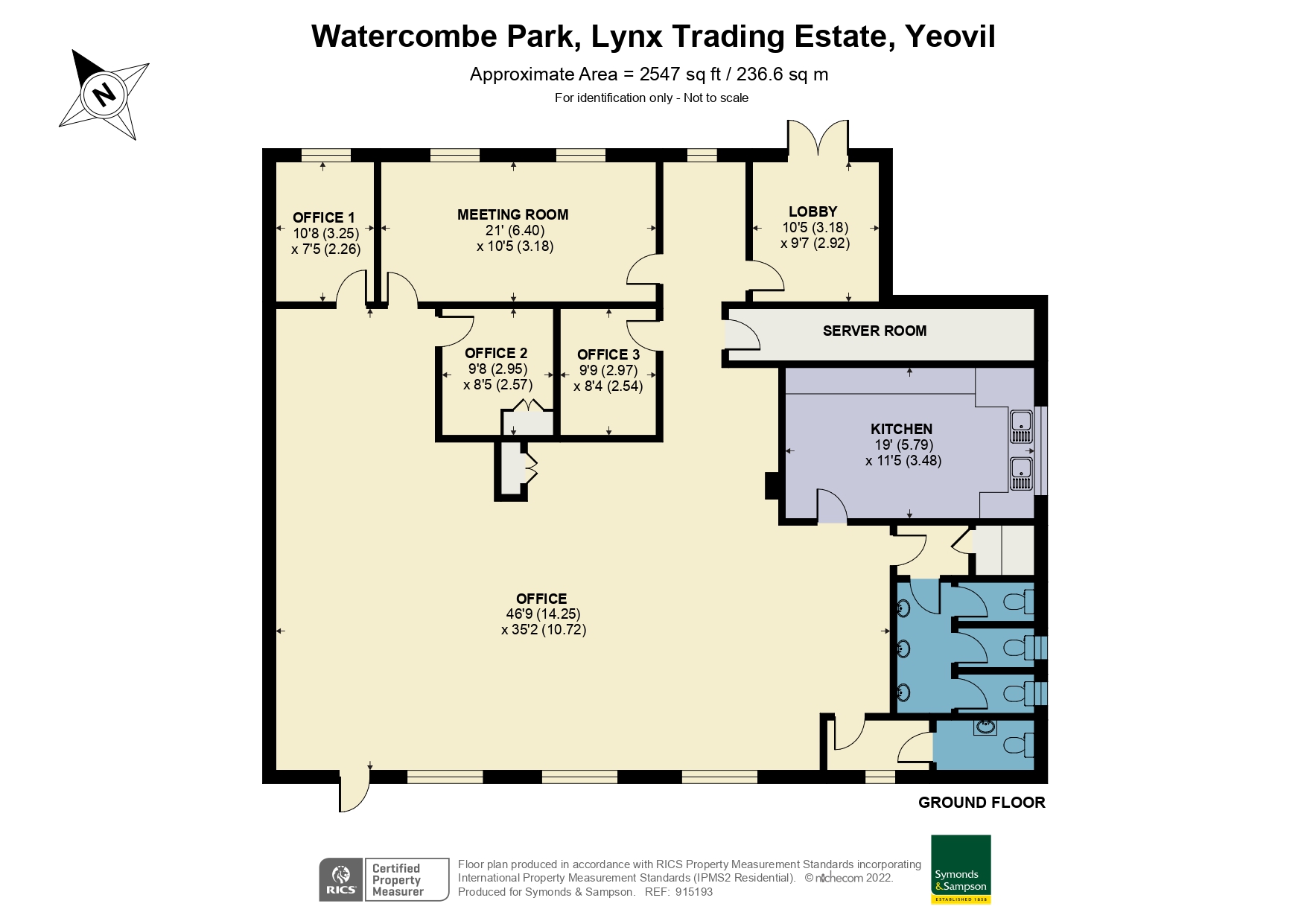 Park, Lynx Trading Estate, Yeovil, Somerset BA20, office to