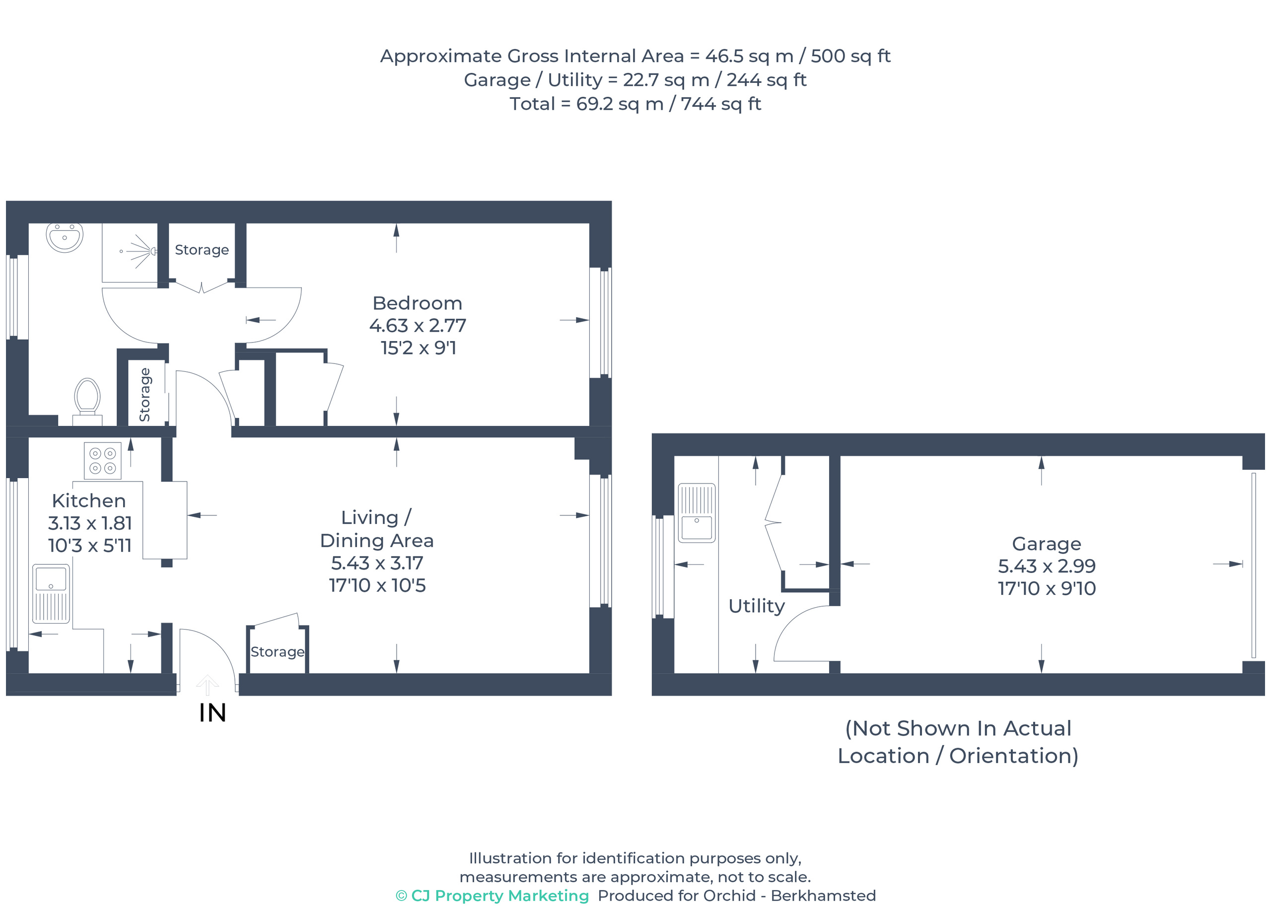 9 White Hill Court, Berkhamsted floorplan