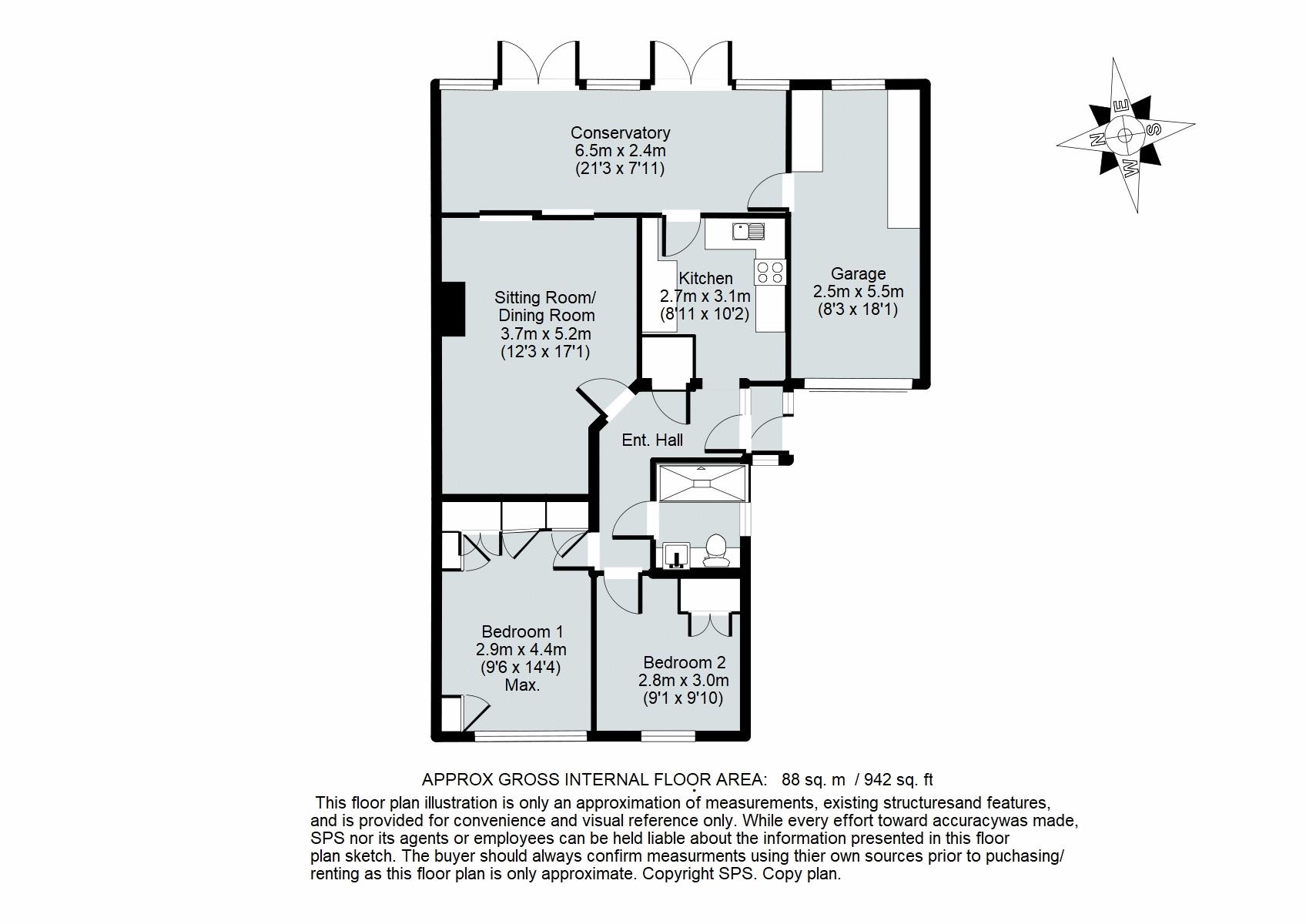 2 Bedrooms Detached bungalow for sale in Beagles Close, Gosford, Kidlington OX5