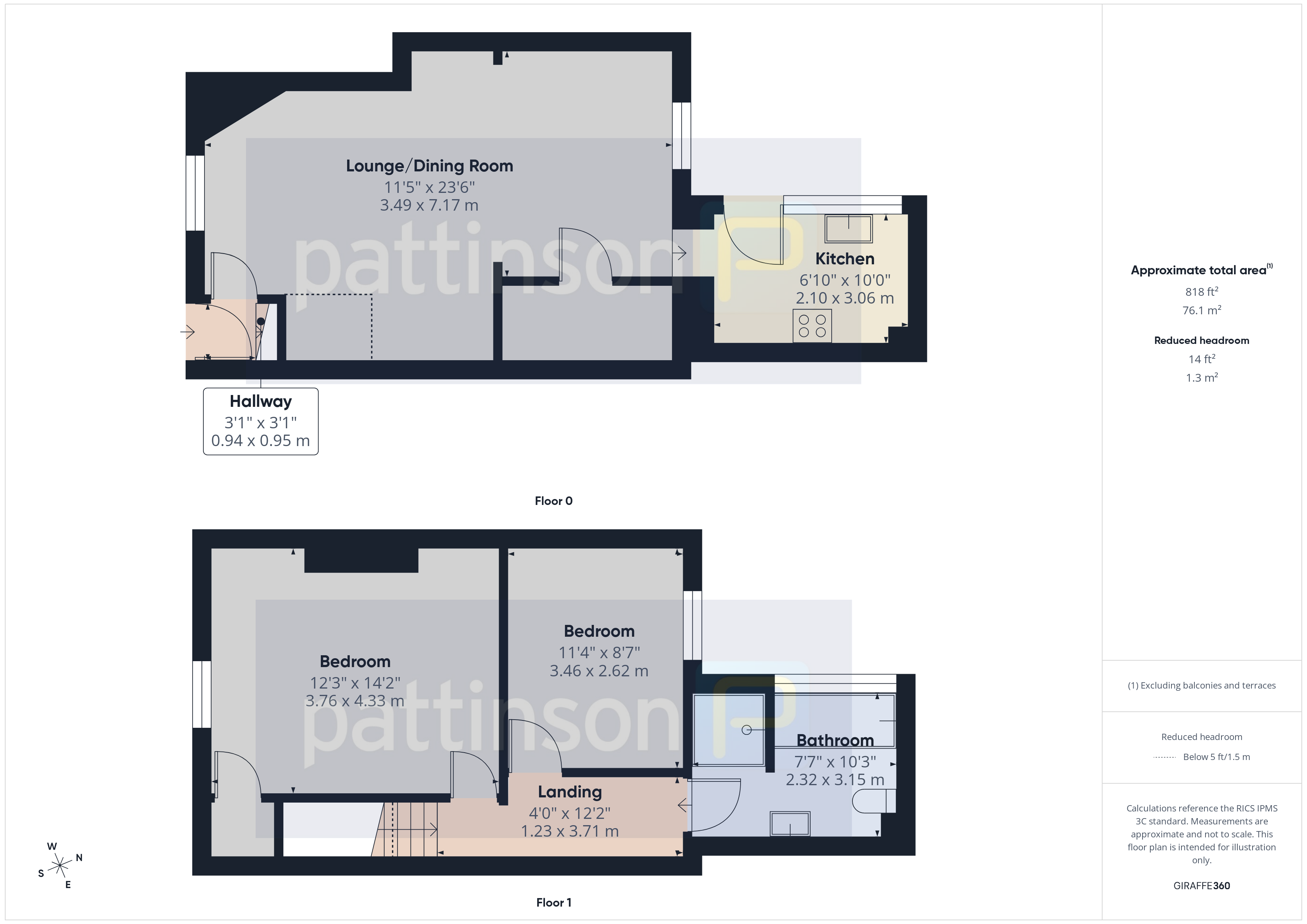 52, Thomas Street, Consett floorplan