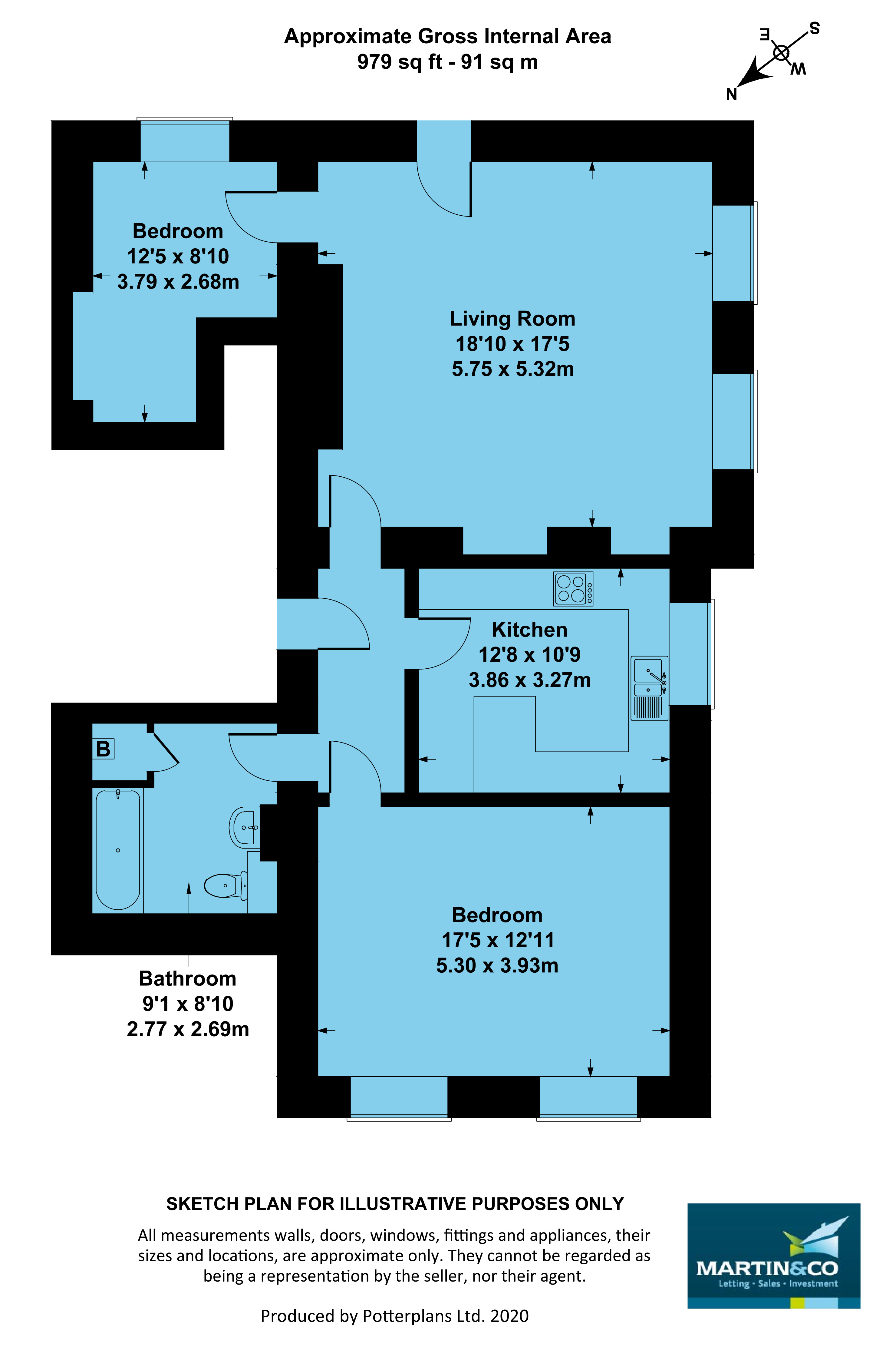 11, Hatherley Court, Hatherley, Cheltenham floorplan