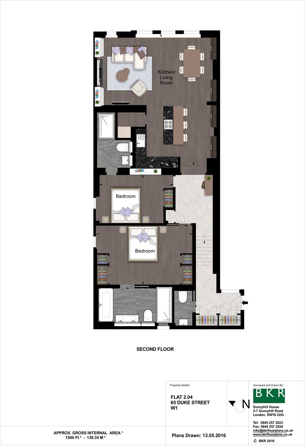 2 Bedrooms Flat to rent in Duke Street, Mayfair, London W1K