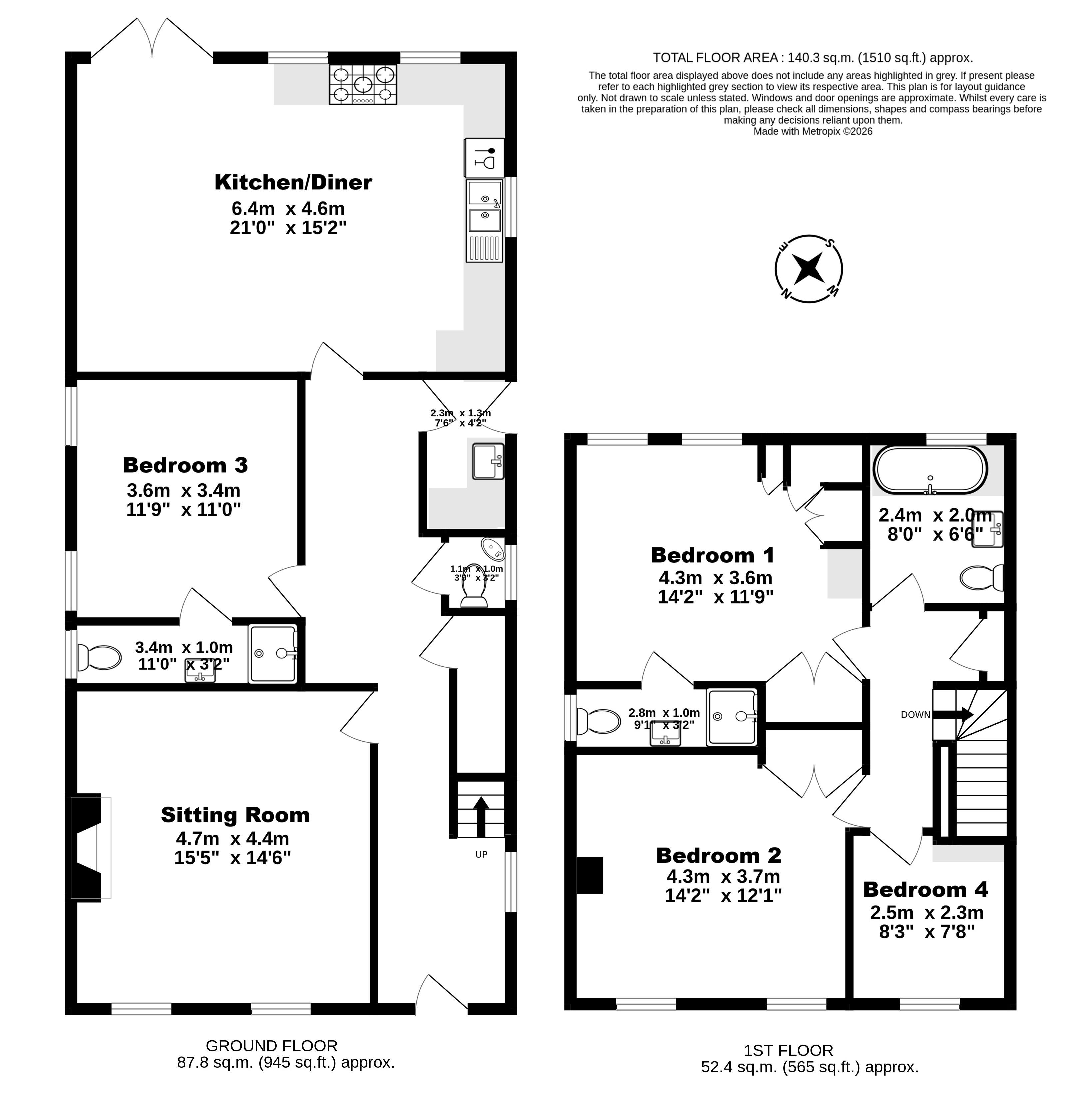 Baytrees, 79A, London Road, Kent floorplan
