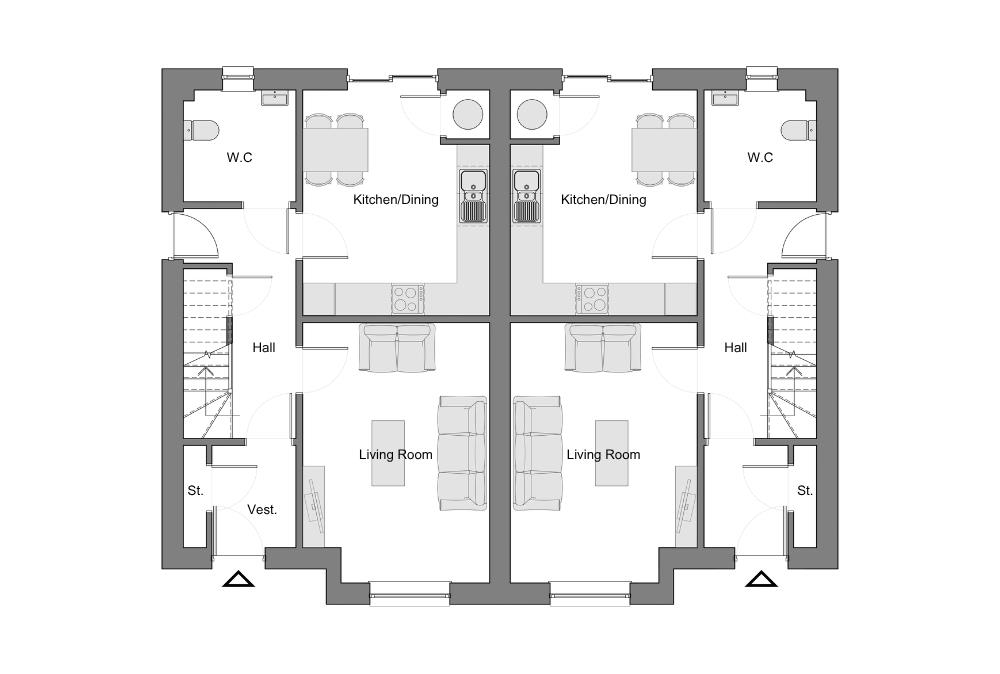 Plot 4, Type A1, Bowmont Street, Kelso floorplan