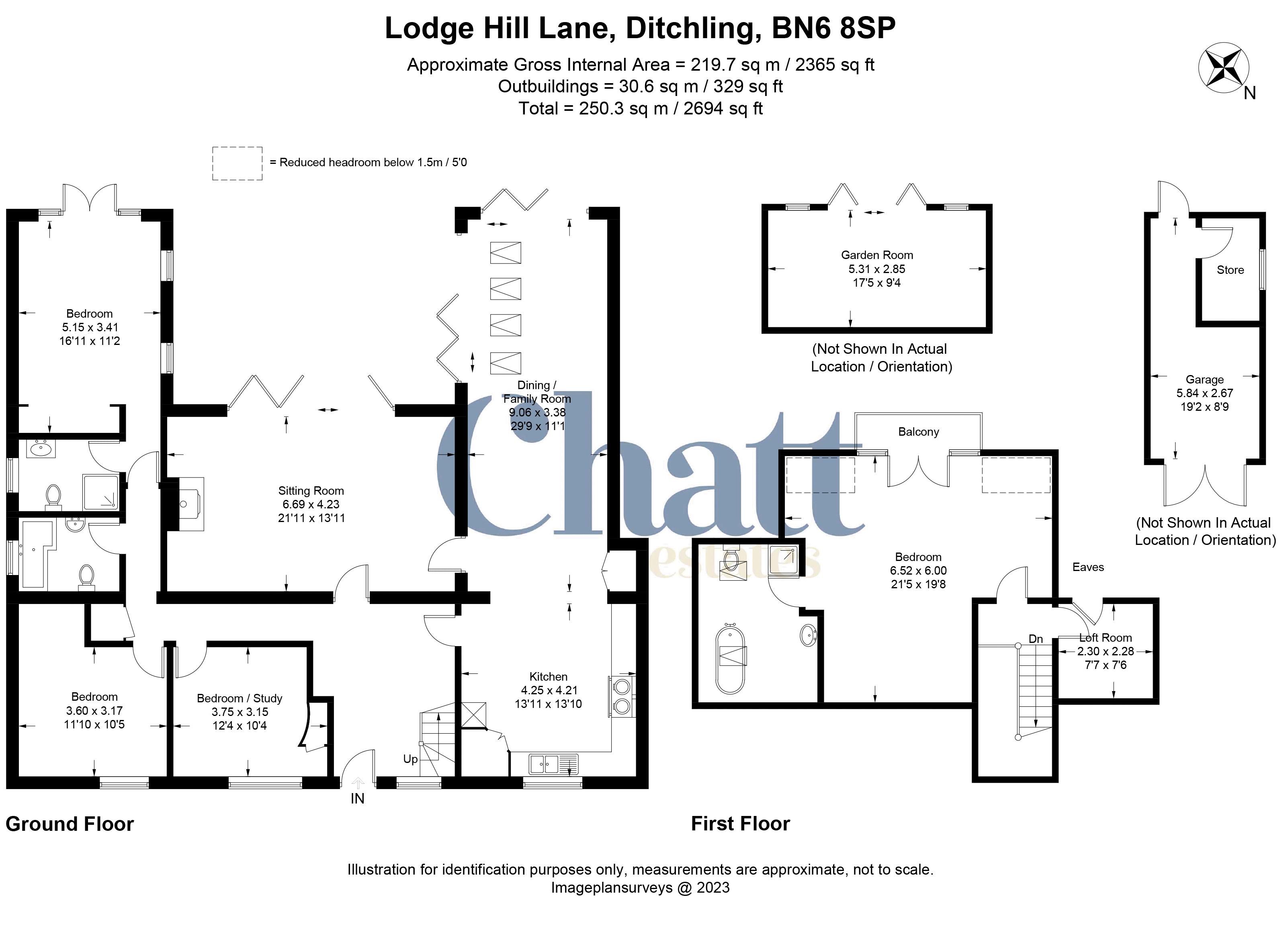 Three Beams, Lodge Hill Lane, Hassocks floorplan