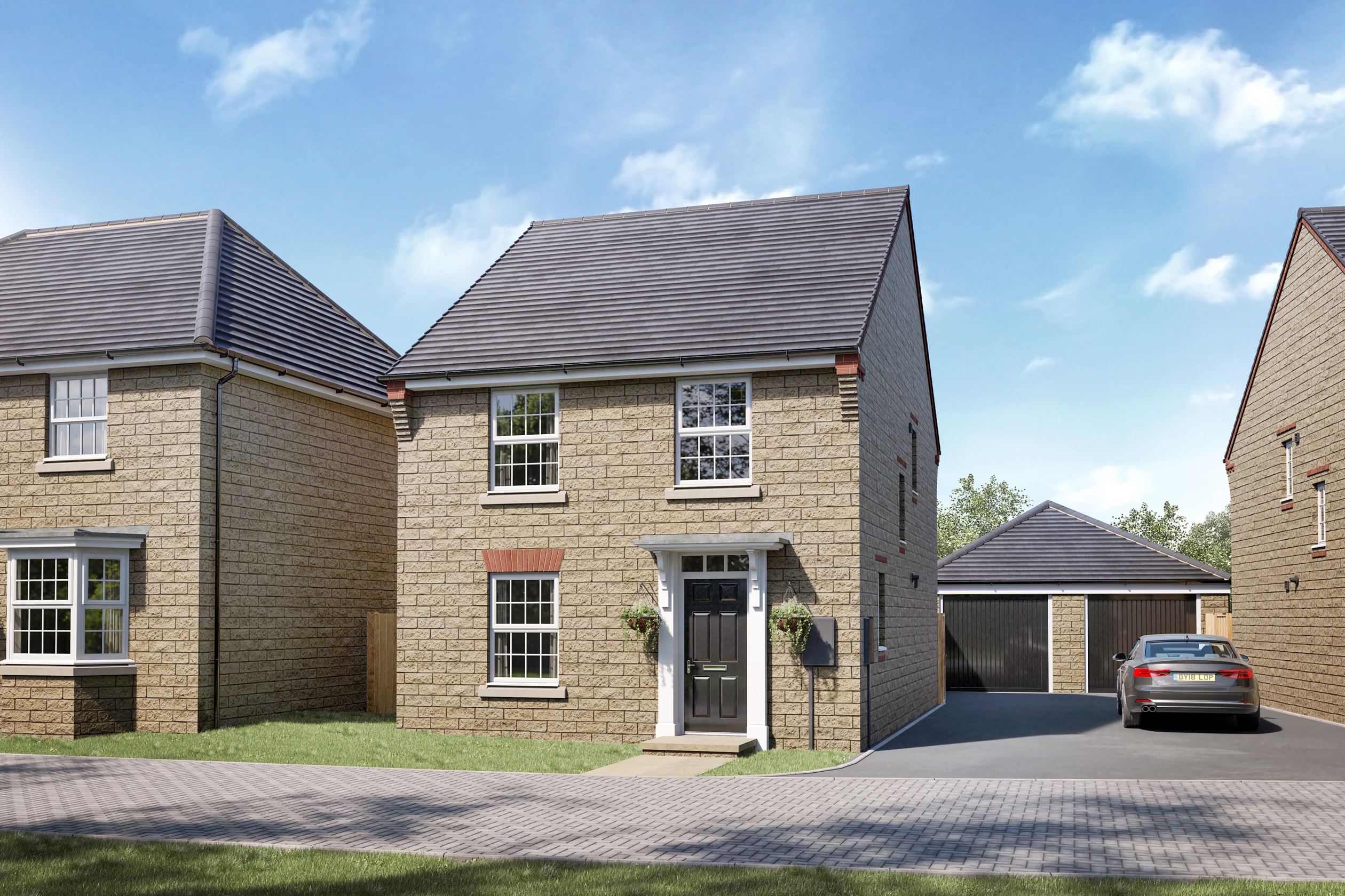 Outside View The Ingleby 4 Bedroom Detached Home