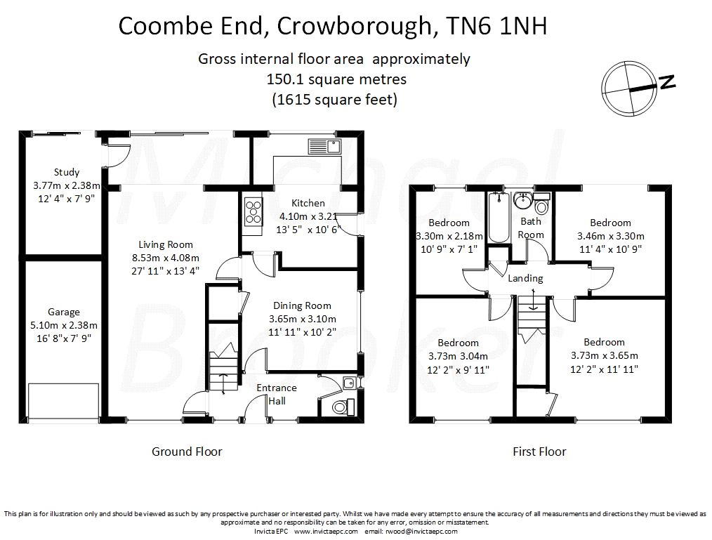 Combe End, Crowborough, East Sussex TN6, 4 bedroom detached house for