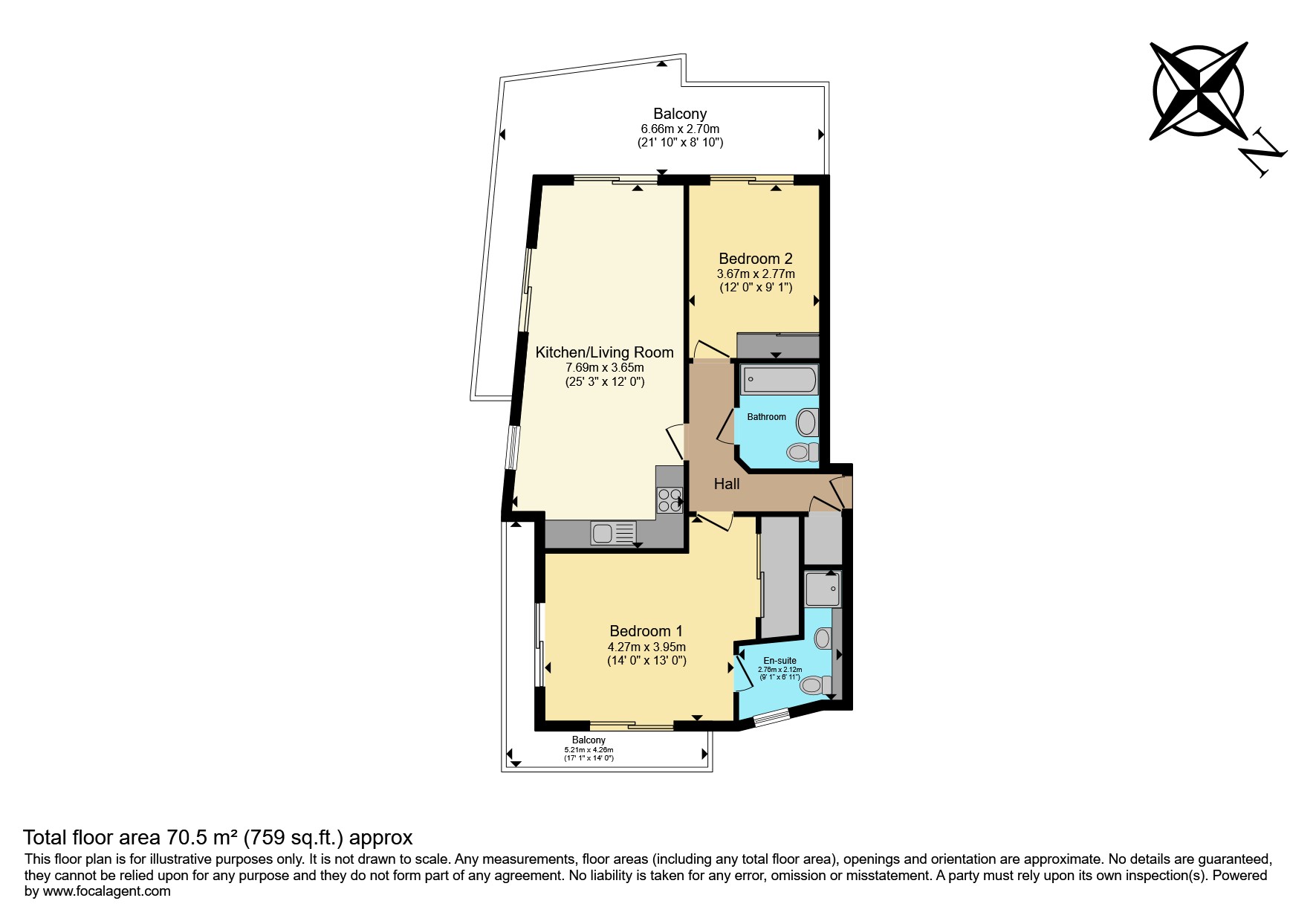 Apartment 8, The Pinnacle, Granville Road, Sevenoaks floorplan