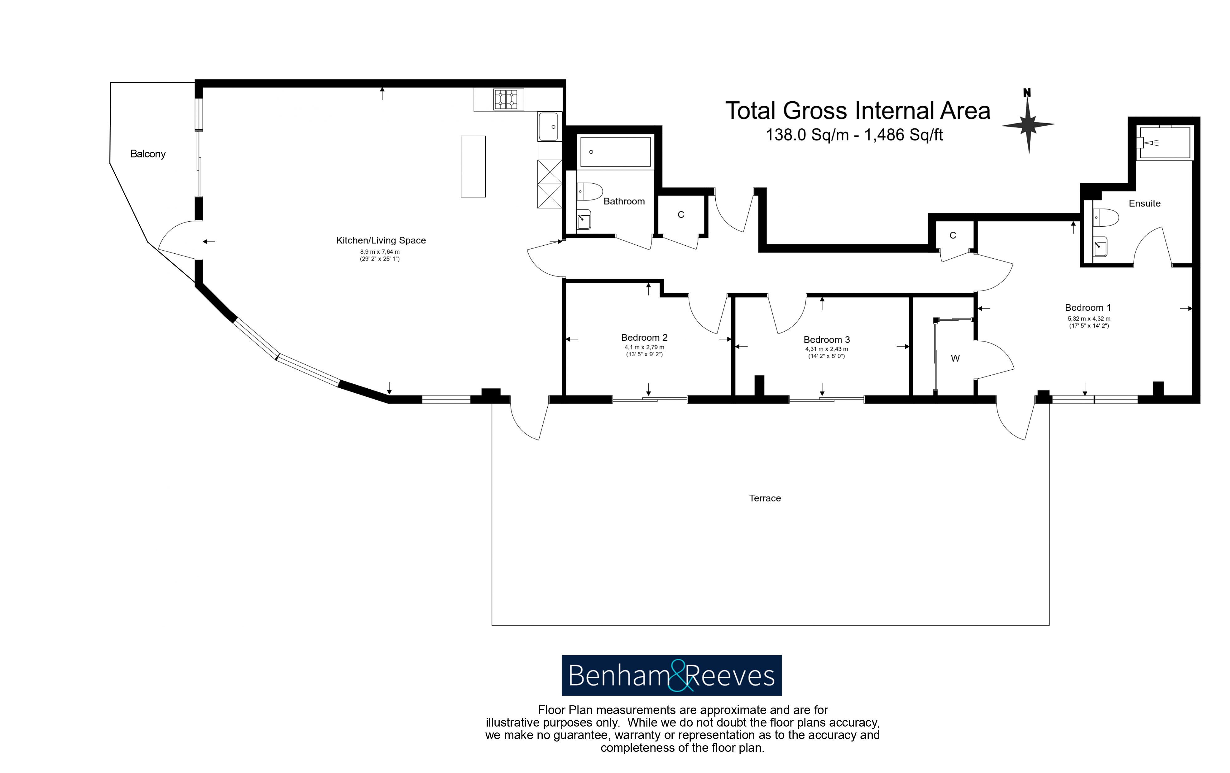Flat 79, Arctic House, 3, Heritage Avenue, Colindale floorplan
