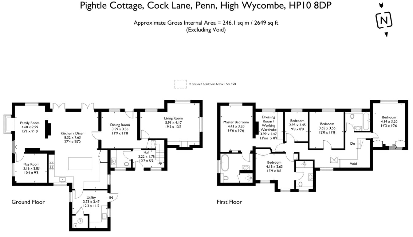 5 Bedrooms Detached house for sale in Cock Lane, Penn, High Wycombe, Buckinghamshire HP10