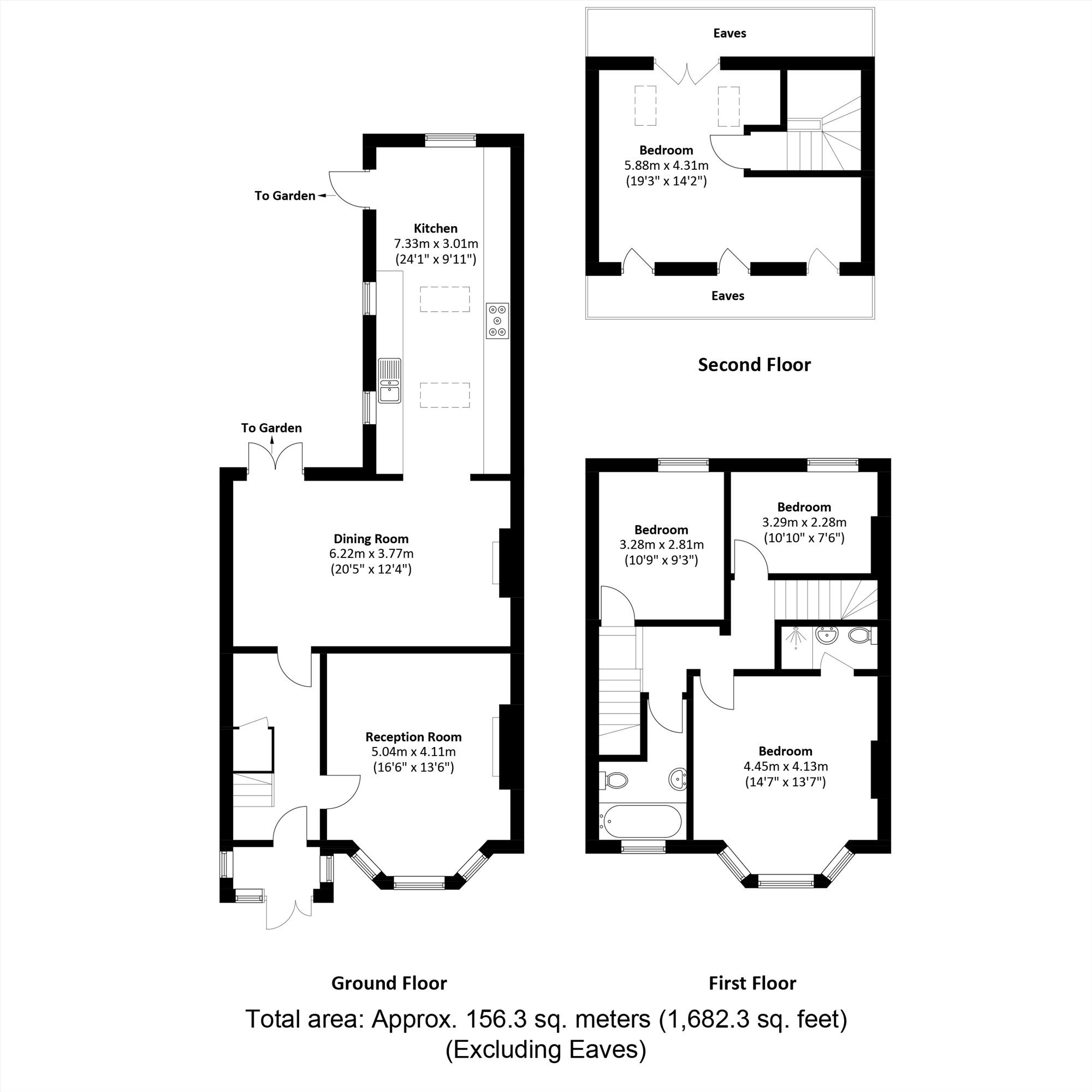 102, Warwick Road, Thornton Heath floorplan