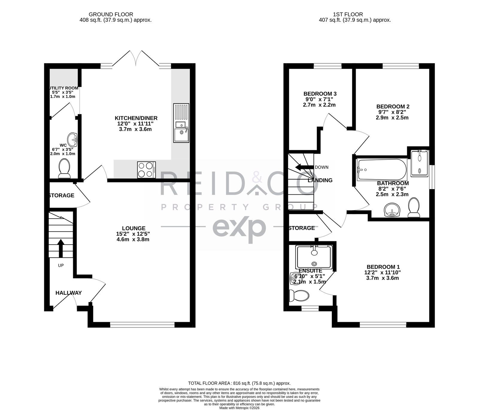 7, Bittern Street, Preston floorplan