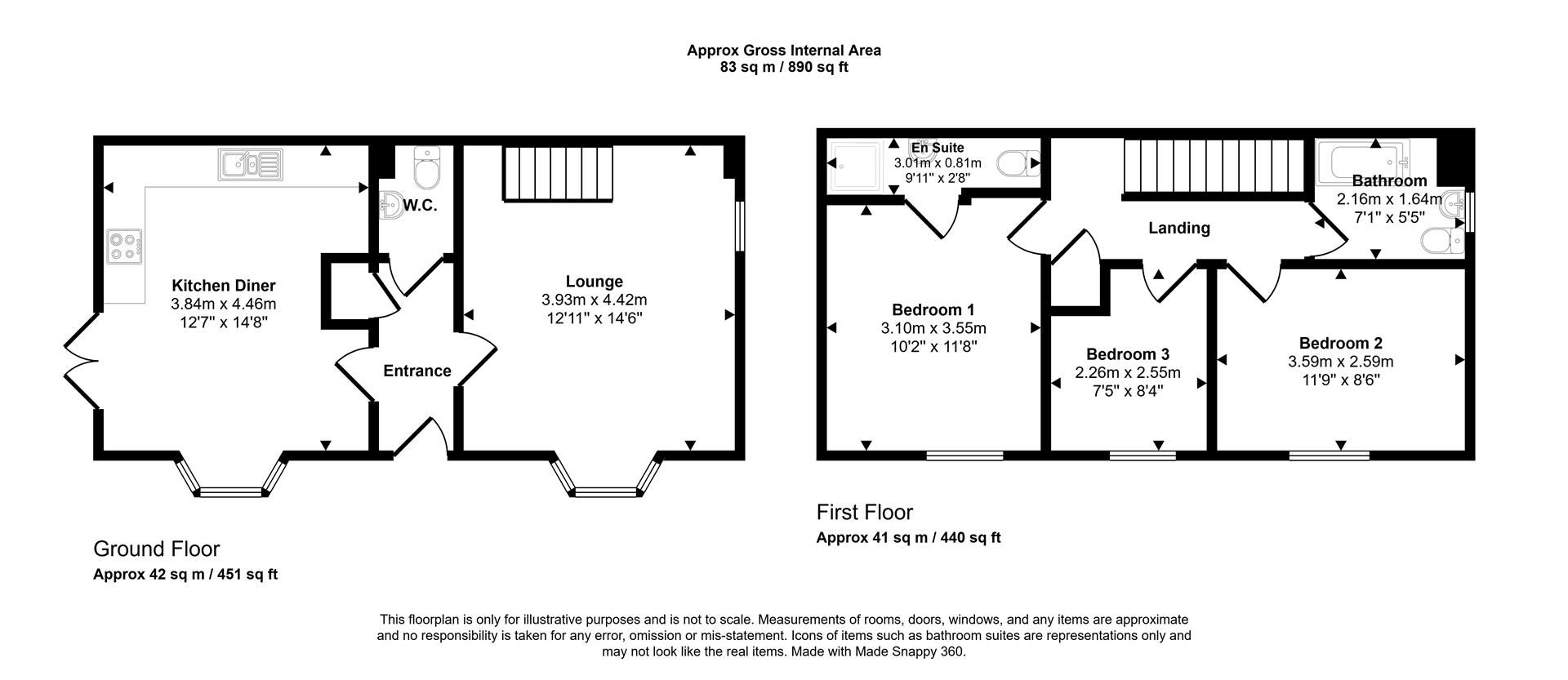Crown Cottage, 2 Golygfa Coron, Penally floorplan
