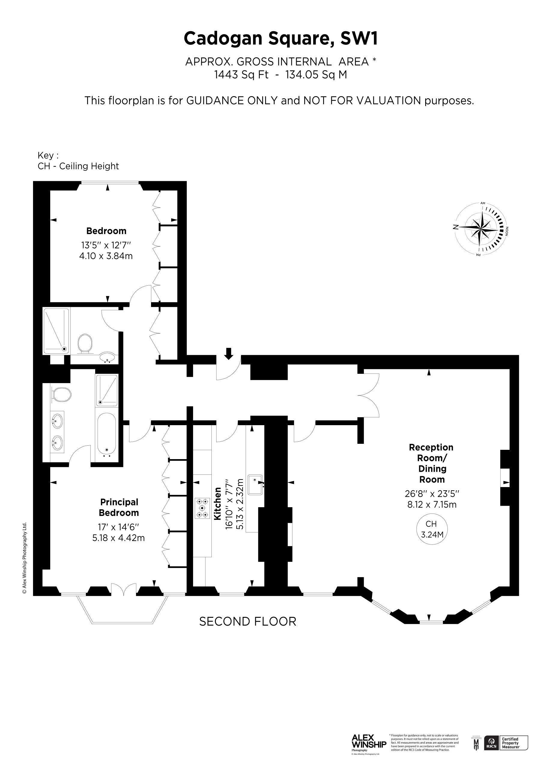 Cadogan Square, London SW1X, 2 bedroom flat for sale 64524312