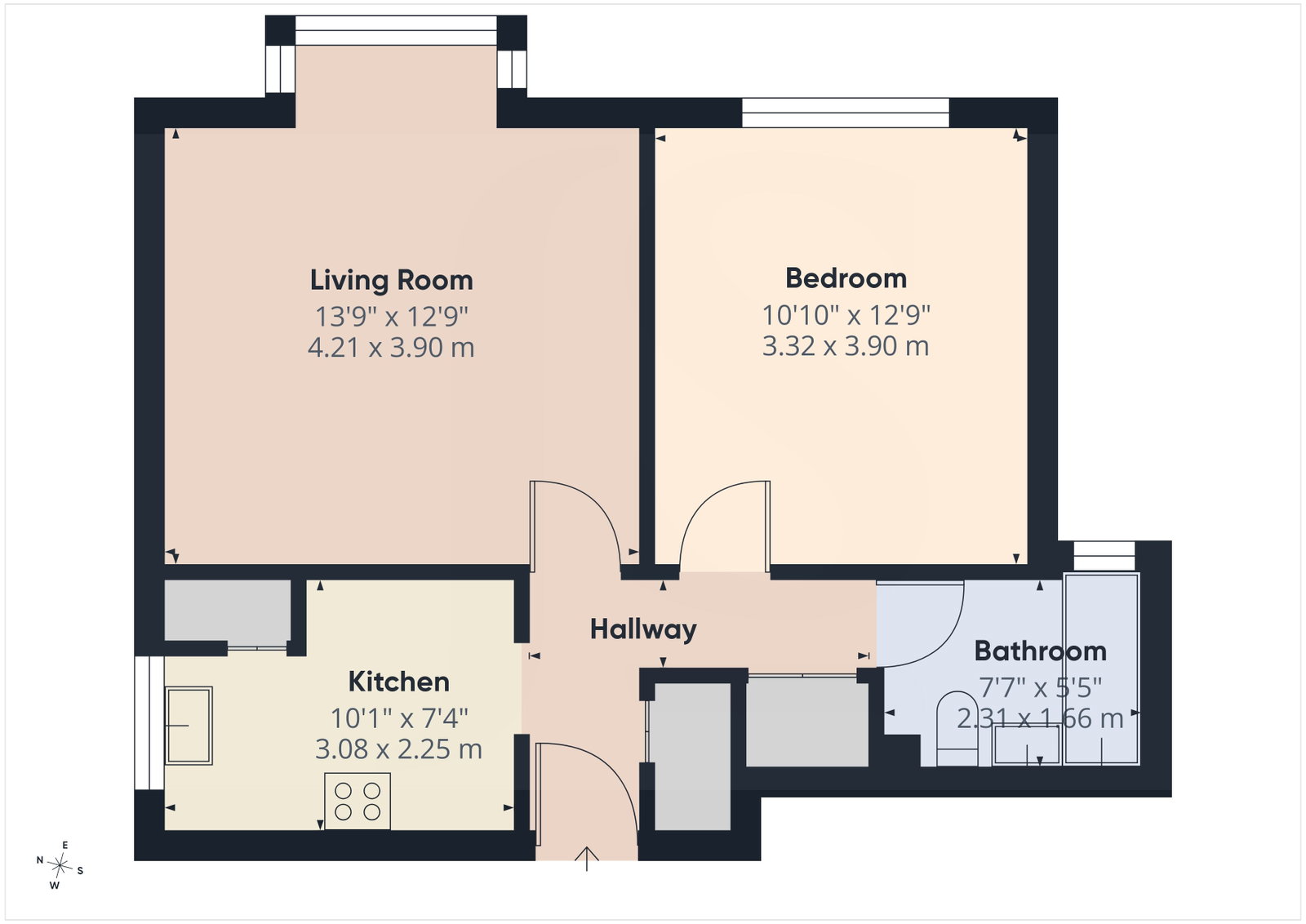 College Gardens, Worthing floorplan