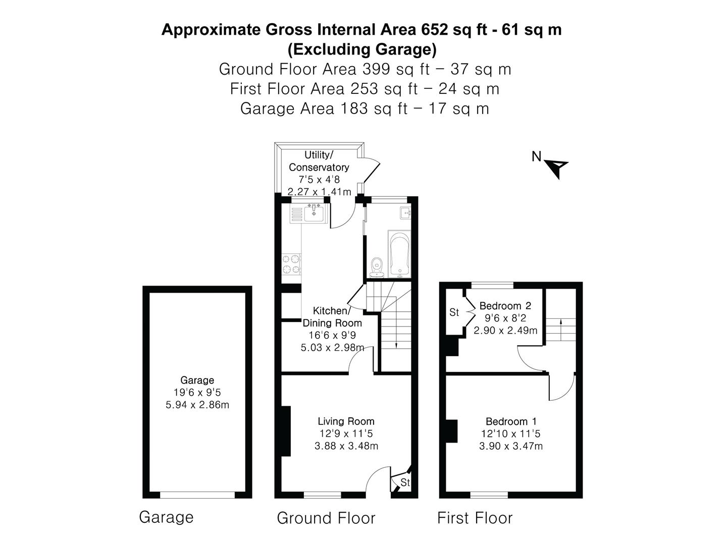 3, Lambs Row, Cambridge floorplan