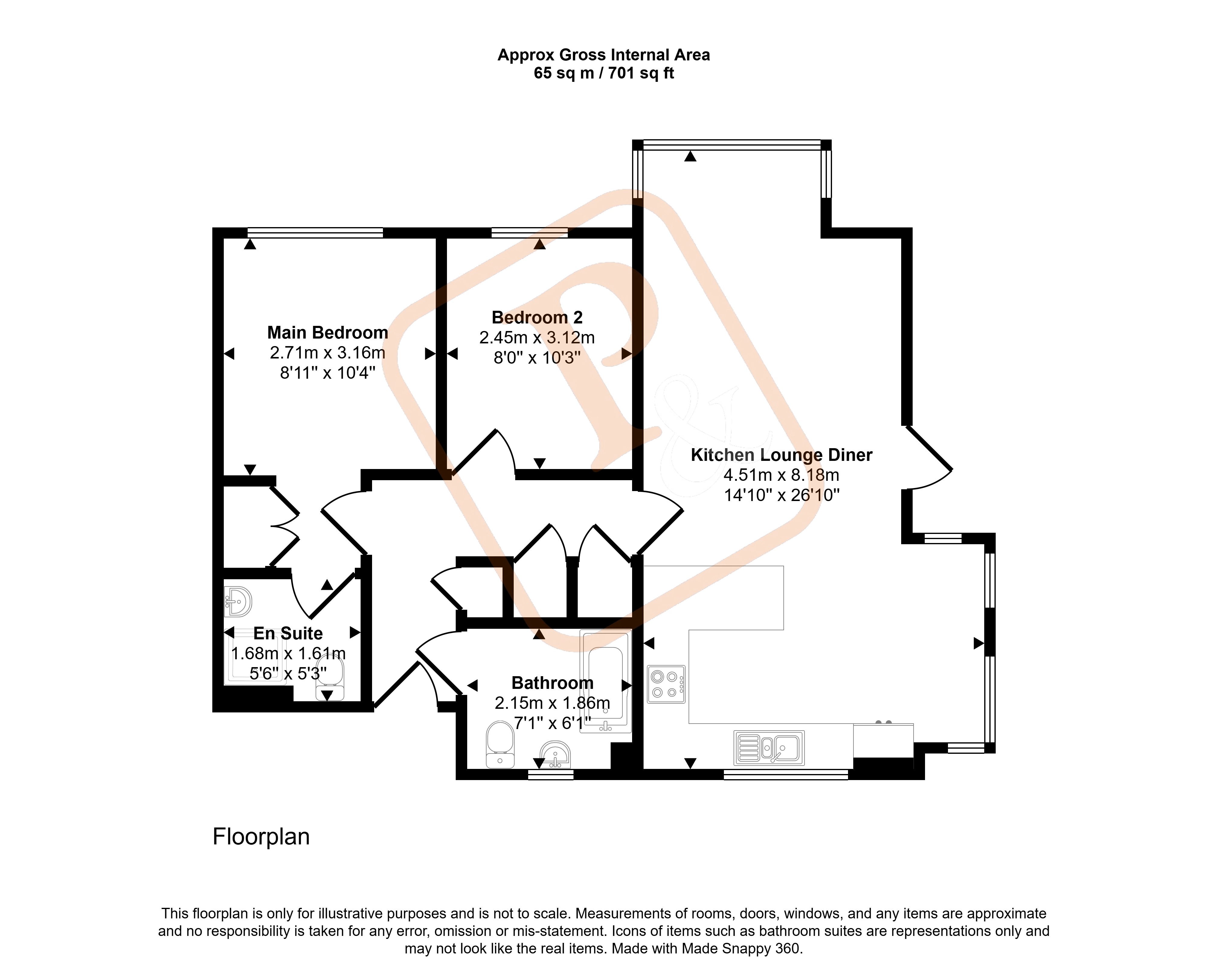 21, Venture Chase, Mile End, Essex floorplan
