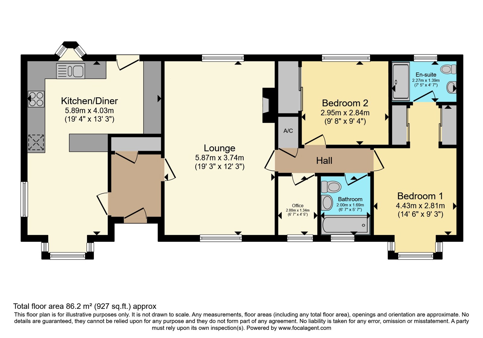 50, Truro Heights, Cornwall floorplan