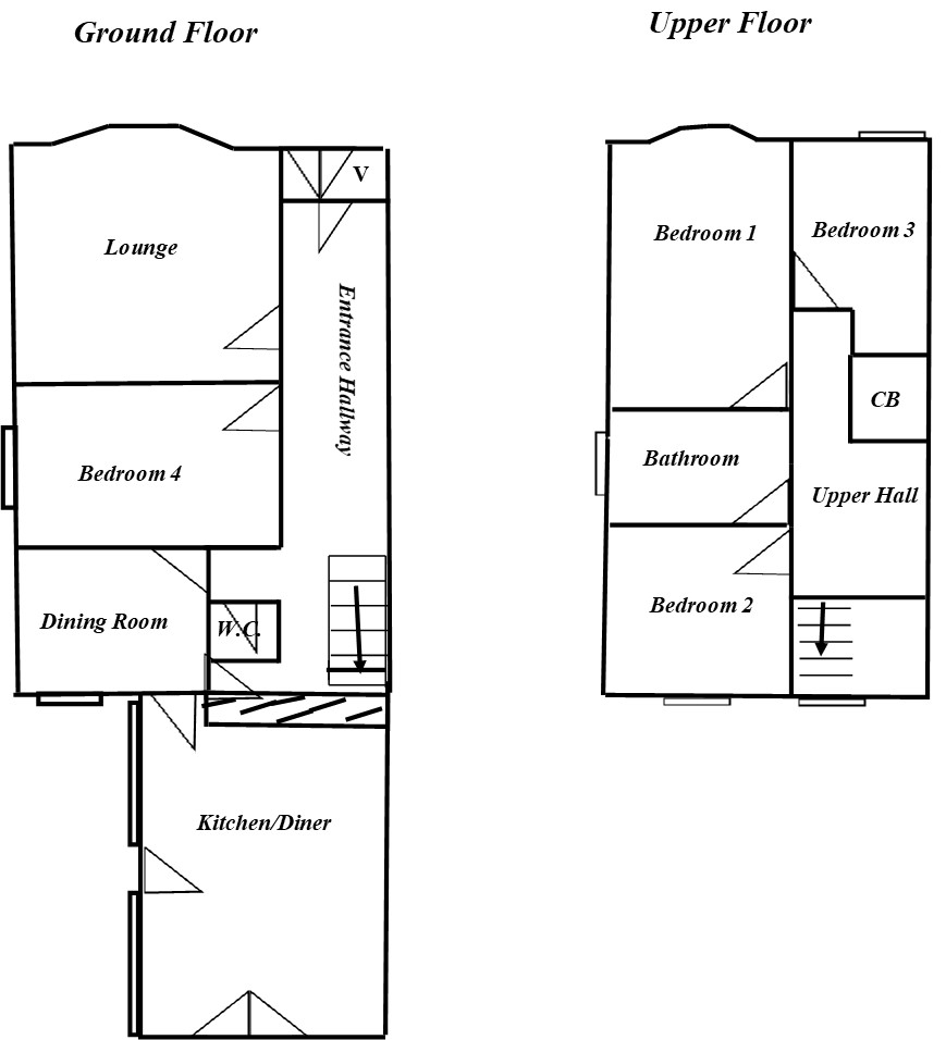 4 Bedrooms Semi-detached house for sale in 6 Pointhouse Crescent, Port Bannatyne, Isle Of Bute PA20