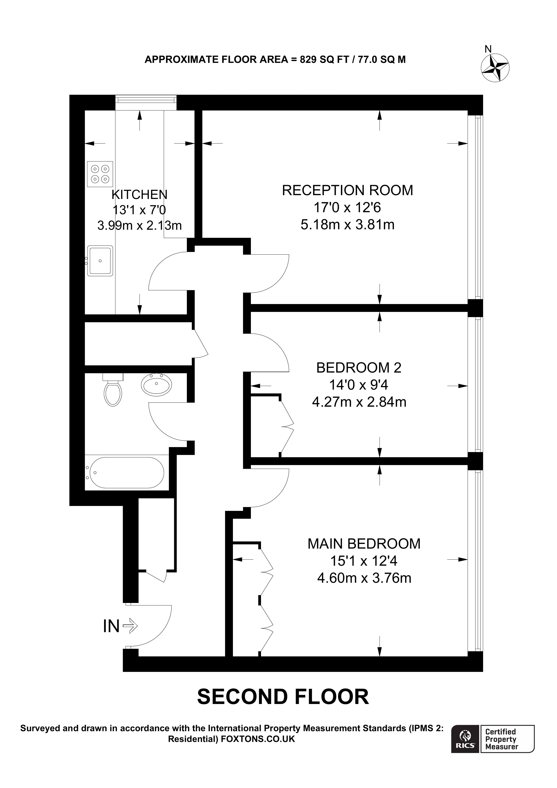 Keswick Road, Putney floorplan