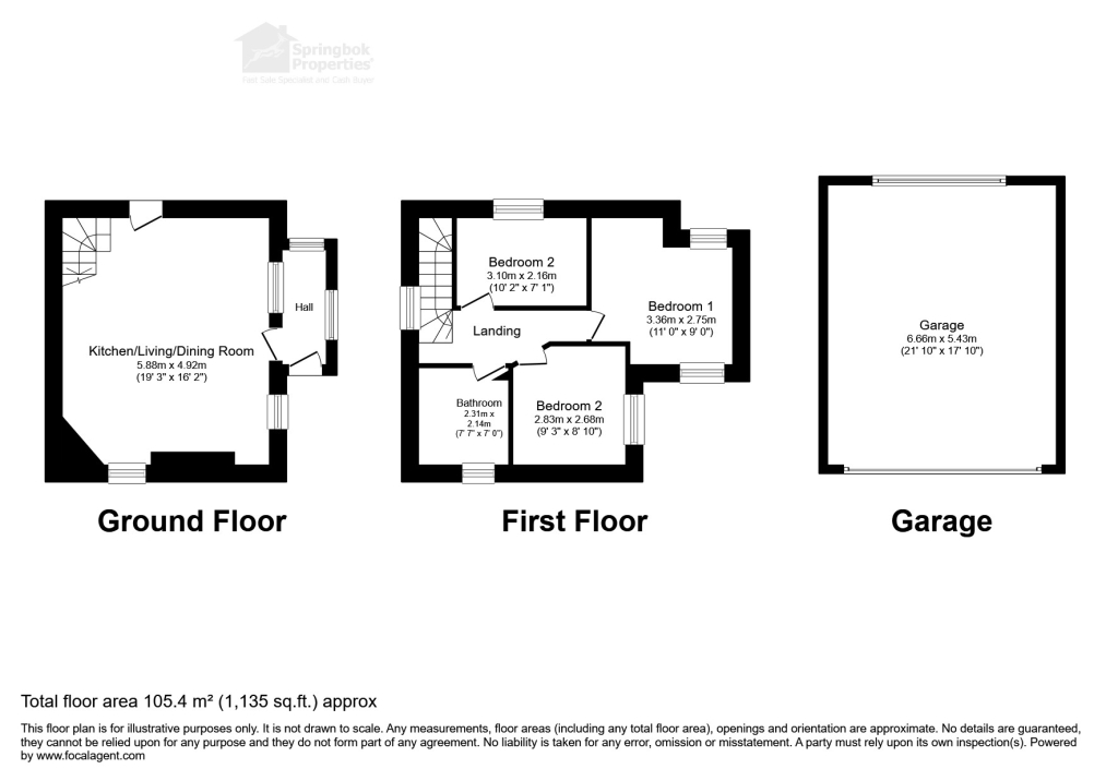1, Castle Villa, Aberystwyth floorplan
