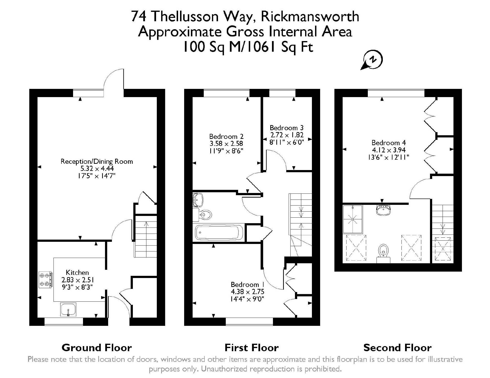 Thellusson Way, Mill End, Rickmansworth WD3, 4 bedroom terraced house for sale 59260053
