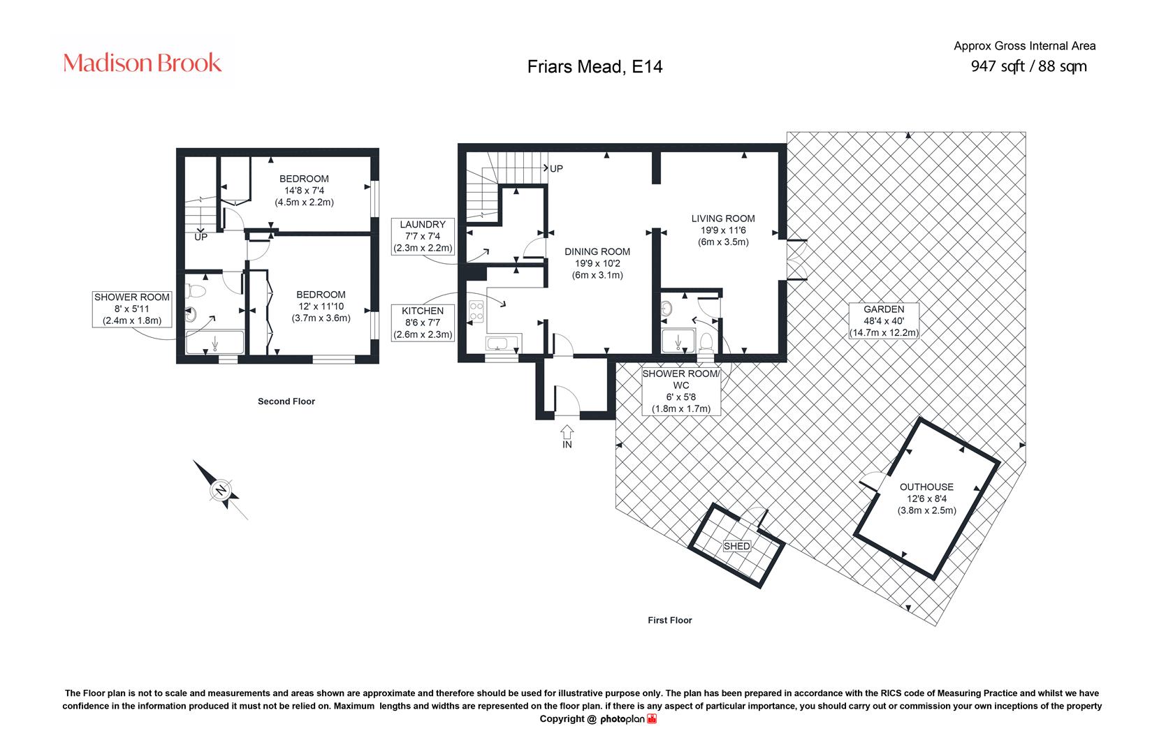 22, Friars Mead, Isle Of Dogs floorplan