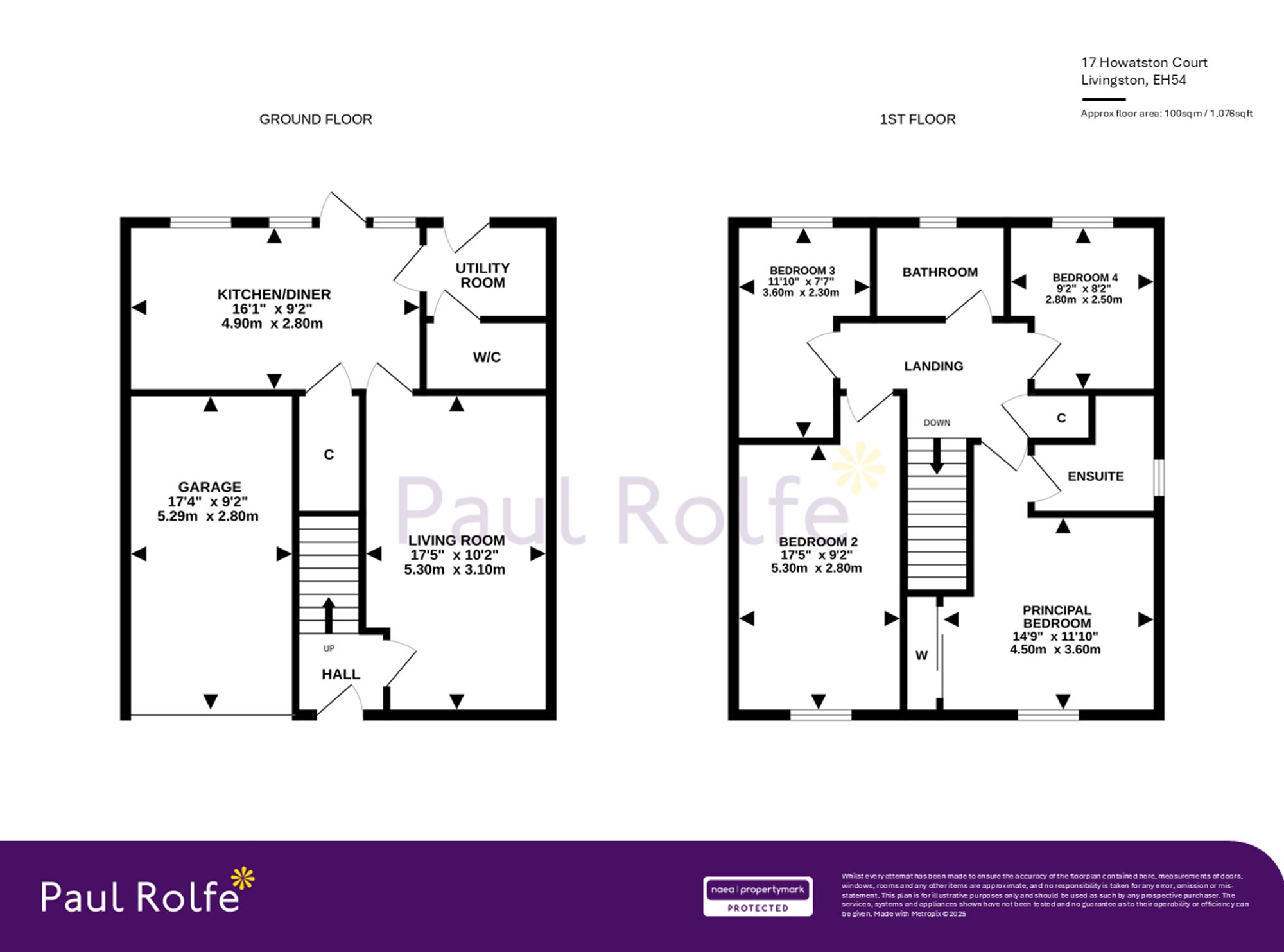 17, Howatston Court, Livingston, EH54 floorplan